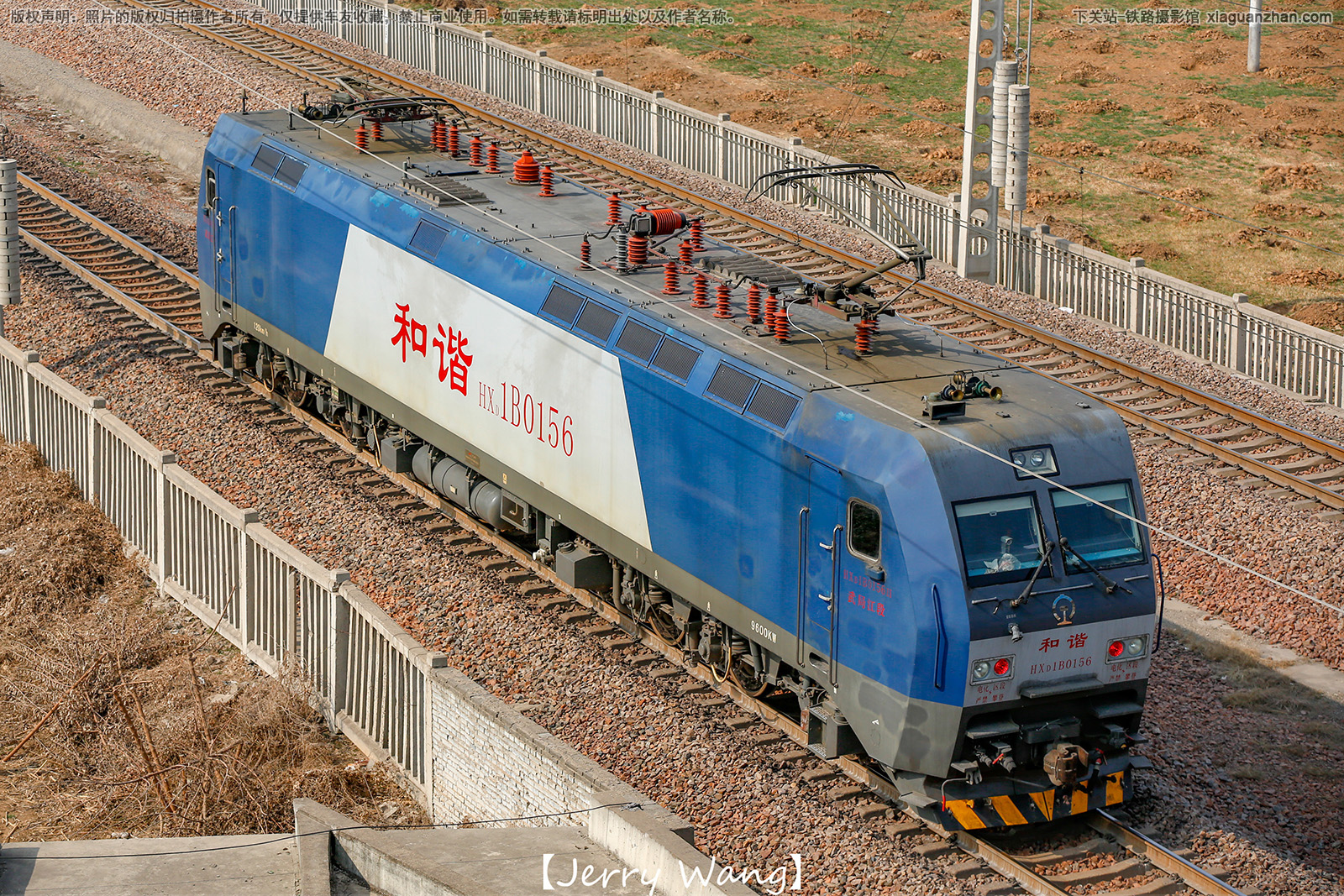 和谐电1B-0156 HXD1B-0156 武局江段 和谐电1B-0156 HXD1B-0156 武局江段