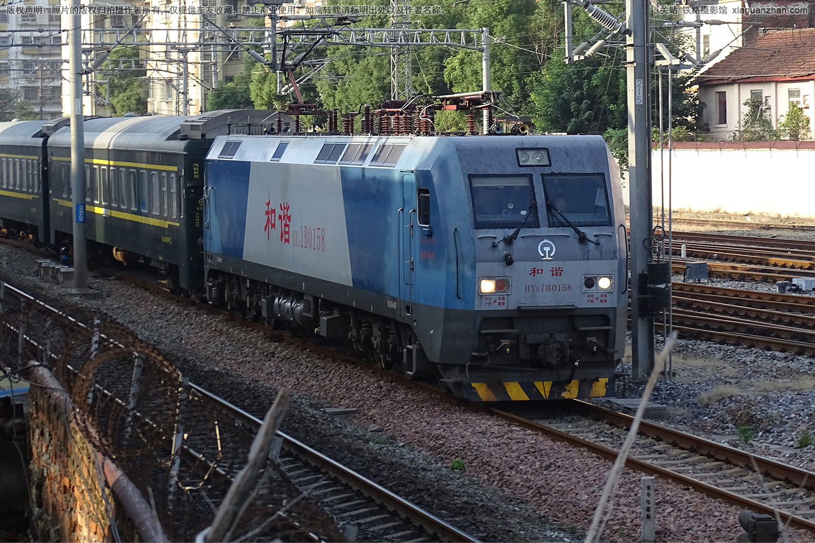 和谐电1B-0158 HXD1B-0158 南局向段 和谐电1B-0158 HXD1B-0158 南局向段