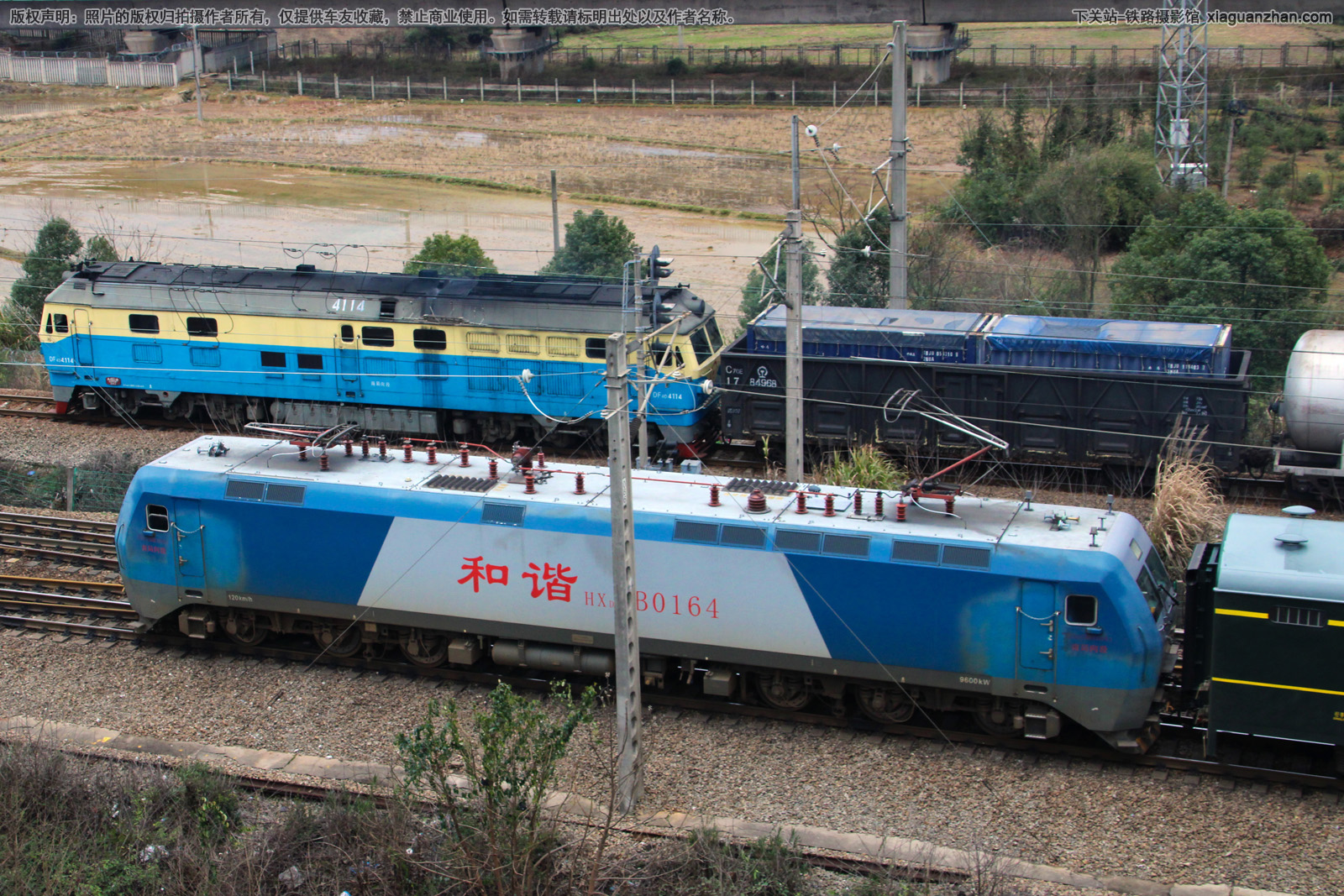 和谐电1B-0164 HXD1B-0164 南局向段 和谐电1B-0164 HXD1B-0164 南局向段