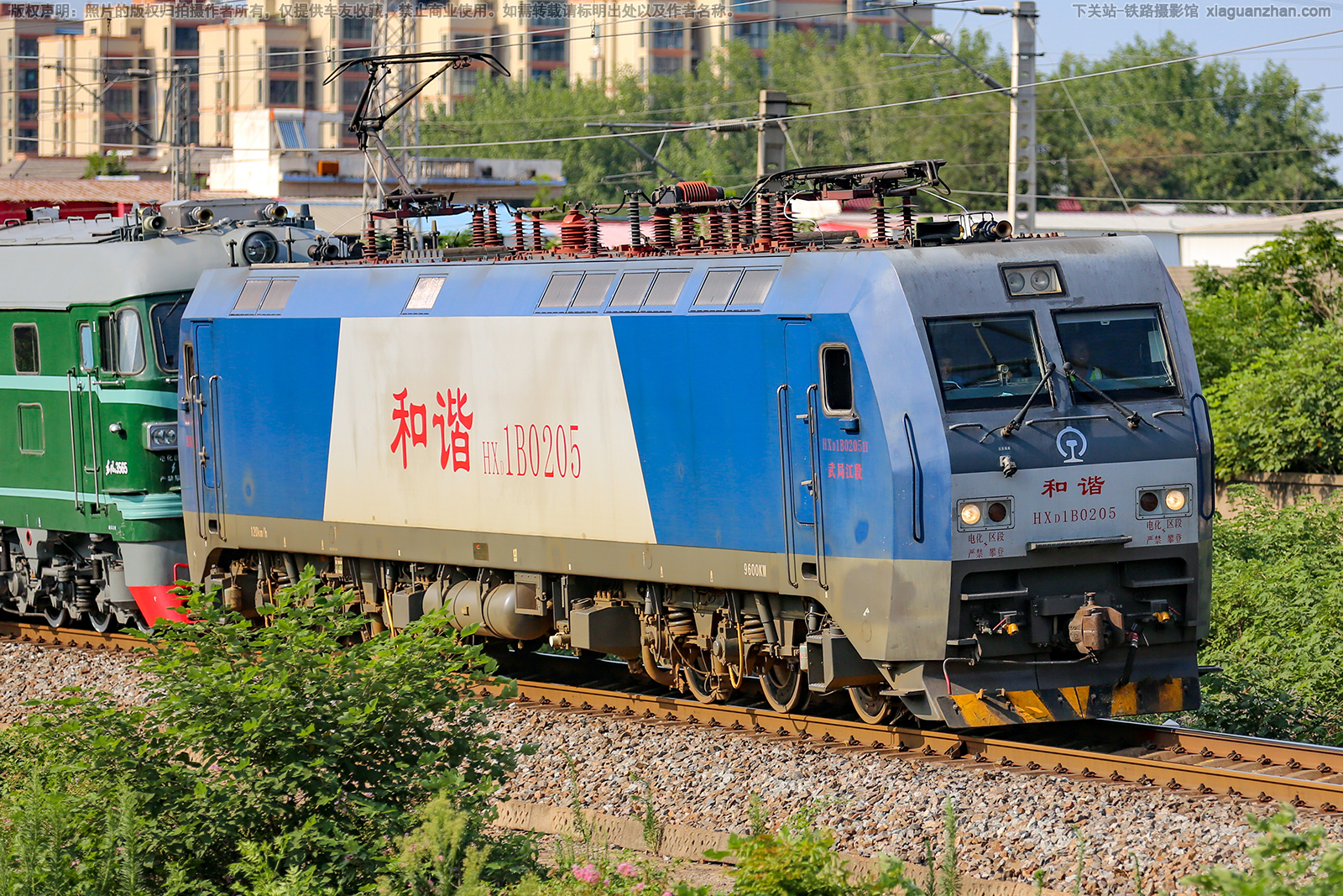 和谐电1B-0205 HXD1B-0205 武局江段 和谐电1B-0205 HXD1B-0205 武局江段