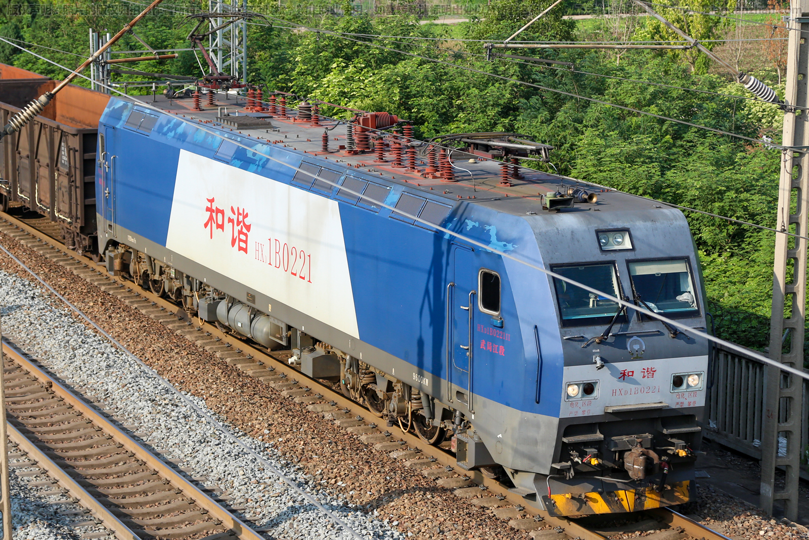和谐电1B-0221 HXD1B-0221 武局江段 和谐电1B-0221 HXD1B-0221 武局江段