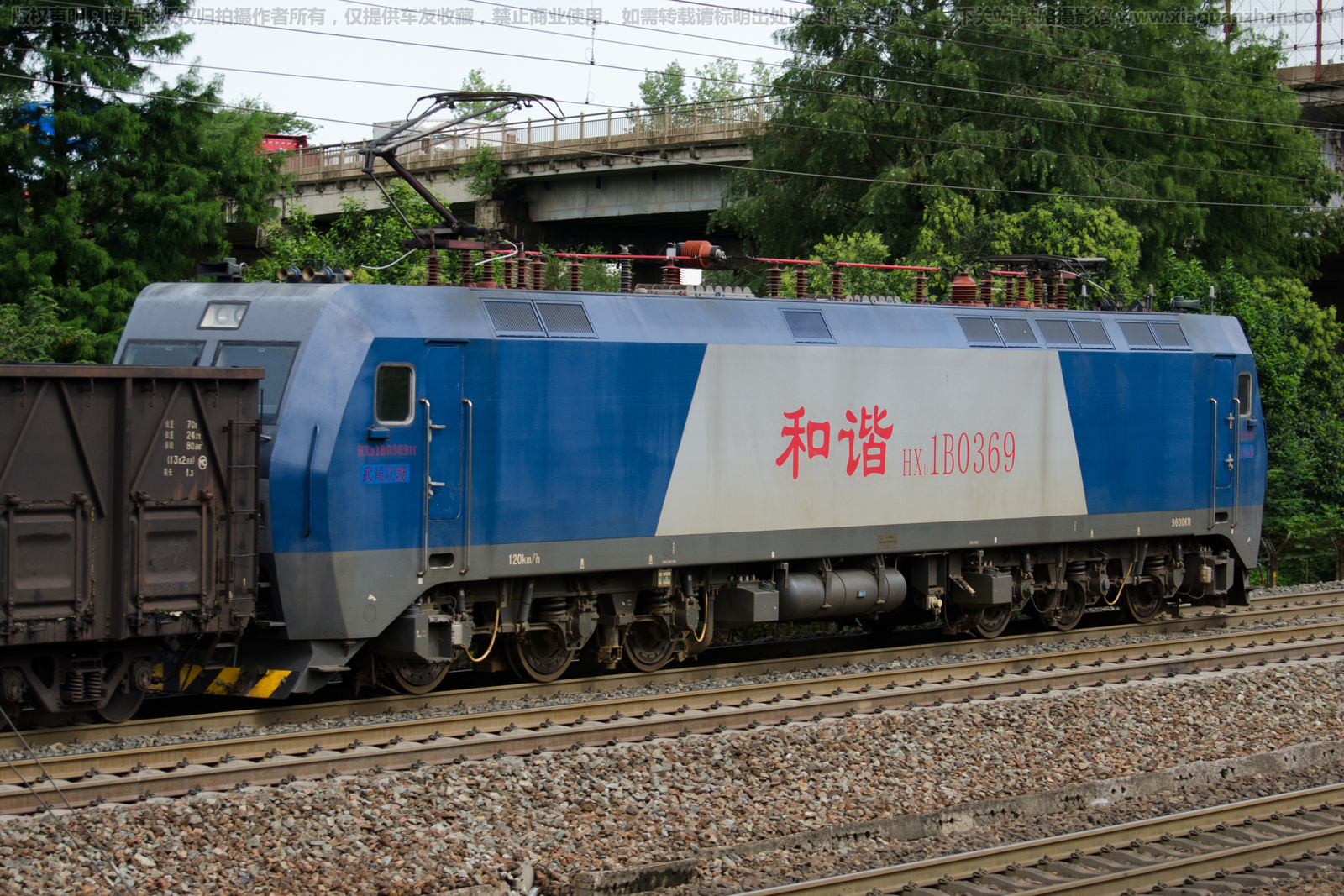 和谐电1B-0369 HXD1B-0369 武局江段 和谐电1B-0369 HXD1B-0369 武局江段