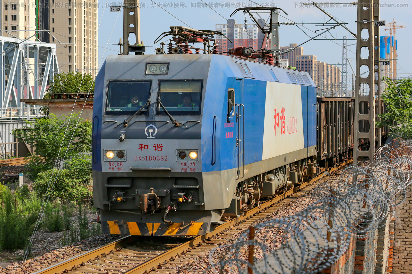 和谐电1B-0382 HXD1B-0382 武局江段 和谐电1B-0382 HXD1B-0382 武局江段