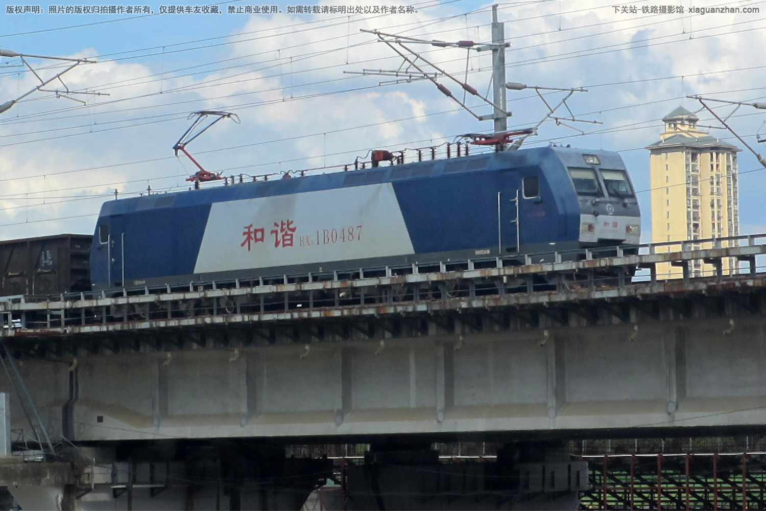 和谐电1B-0487 HXD1B-0487 南局向段 和谐电1B-0487 HXD1B-0487 南局向段