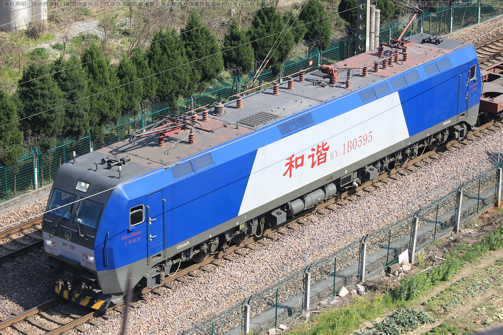 和谐电1B-0595 HXD1B-0595 上局杭段 和谐电1B-0595 HXD1B-0595 上局杭段