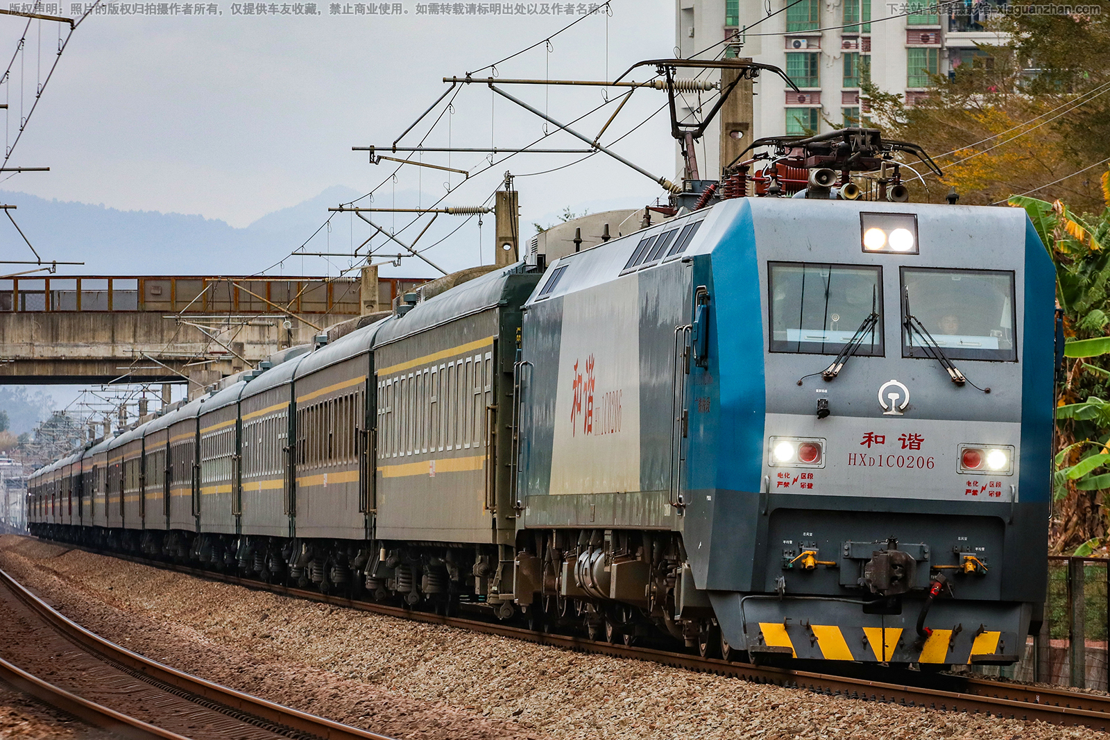 和谐电1C-0206 HXD1C-0206 广铁株段 和谐电1C-0206 HXD1C-0206 广铁株段