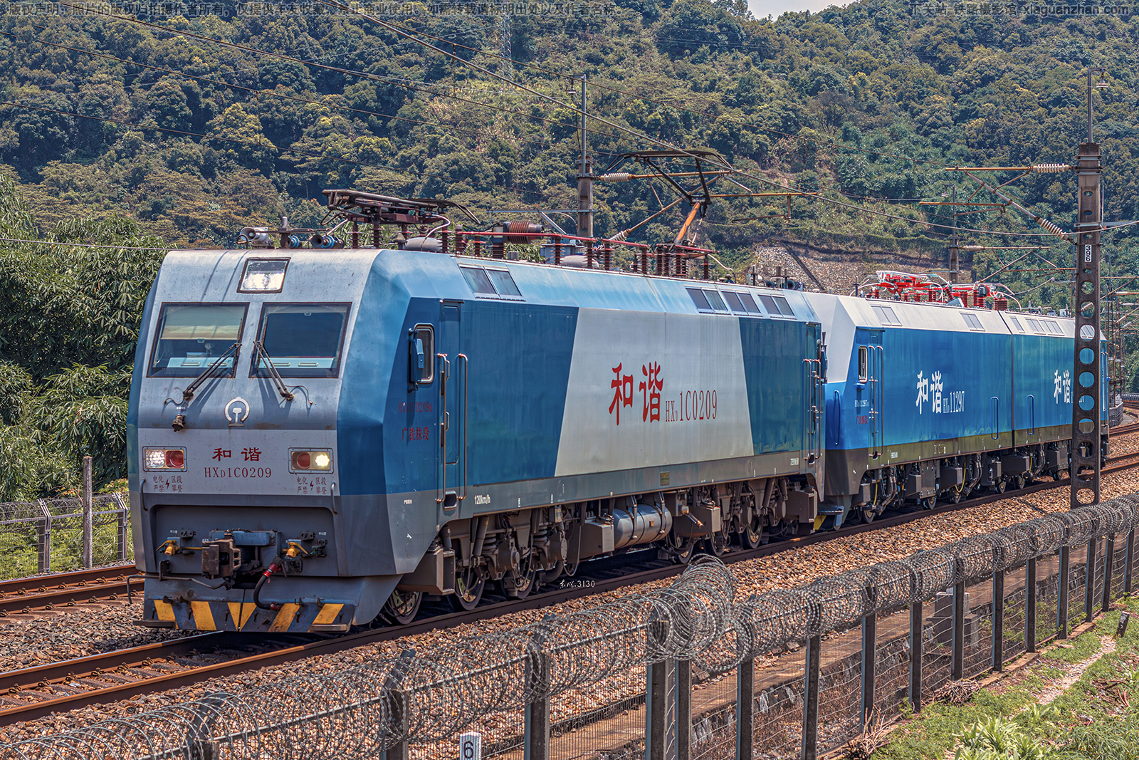 和谐电1C-0209 HXD1C-0209 广铁株段 和谐电1C-0209 HXD1C-0209 广铁株段