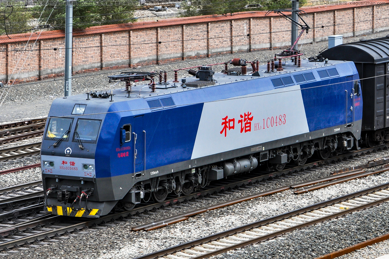 和谐电1C-0483 HXD1C-0483 乌局哈段 和谐电1C-0483 HXD1C-0483 乌局哈段