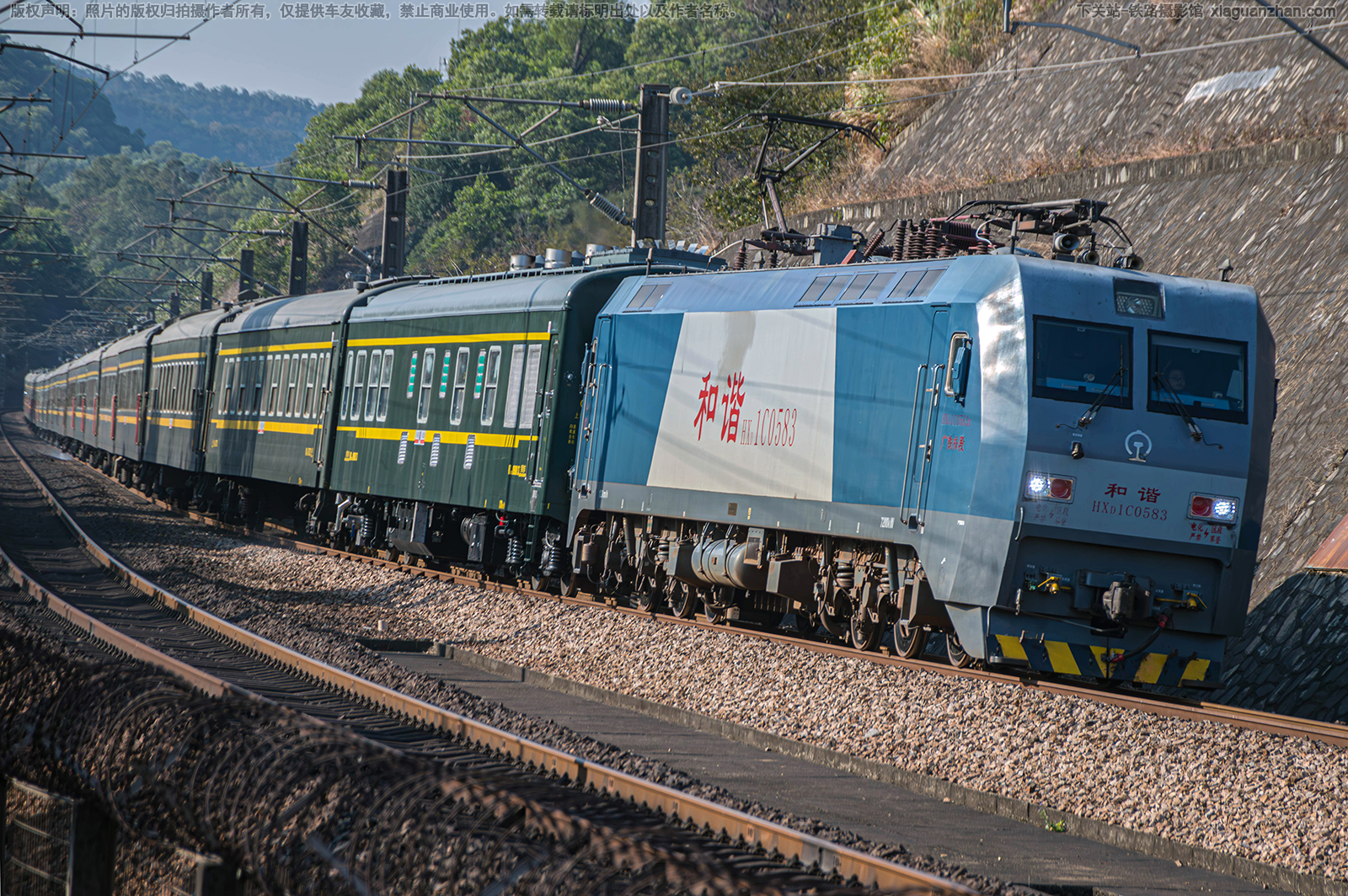 和谐电1C-0583 HXD1C-0583 广铁株段 和谐电1C-0583 HXD1C-0583 广铁株段