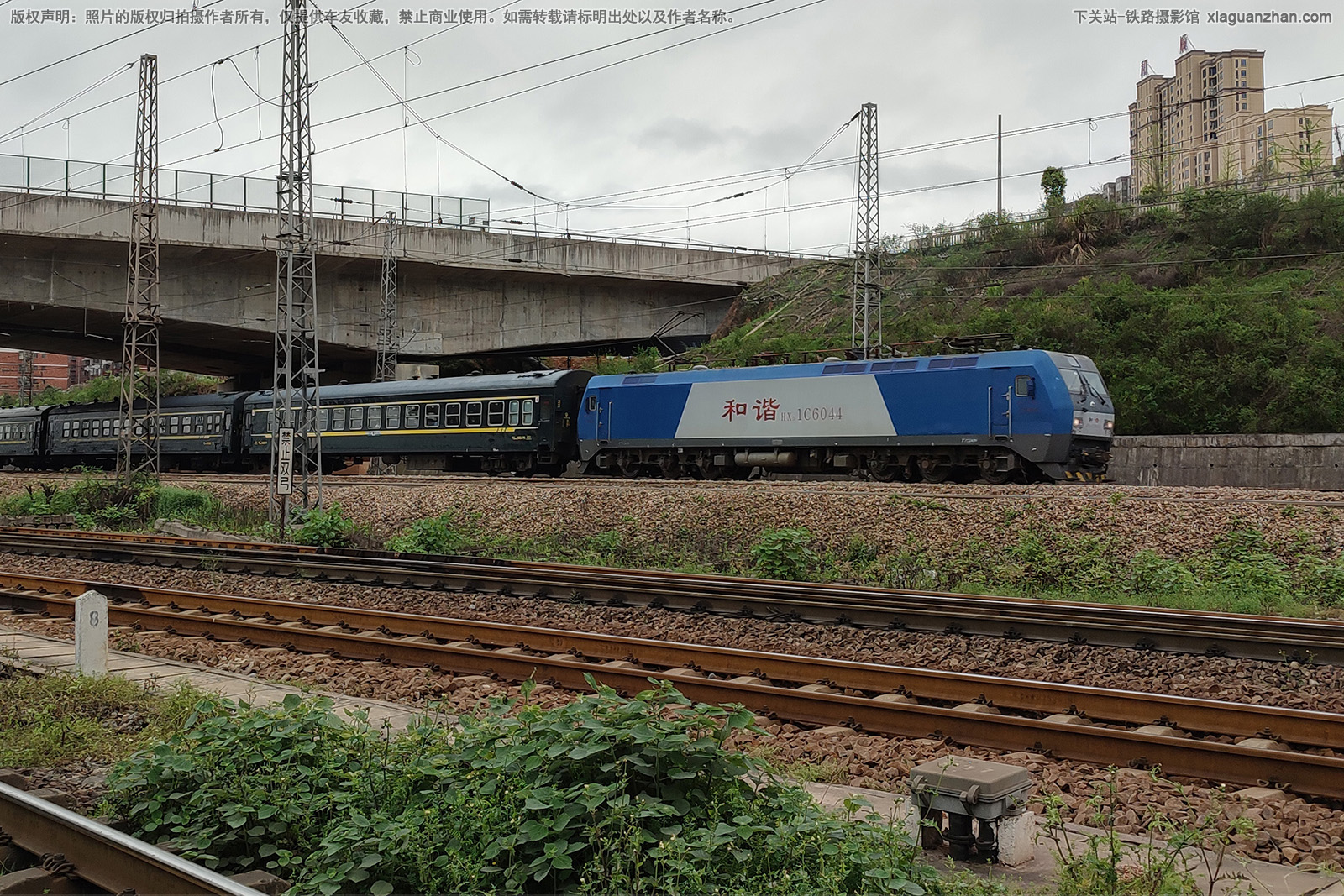 和谐电1C-6044 HXD1C-6044 广铁怀段 和谐电1C-6044 HXD1C-6044 广铁怀段