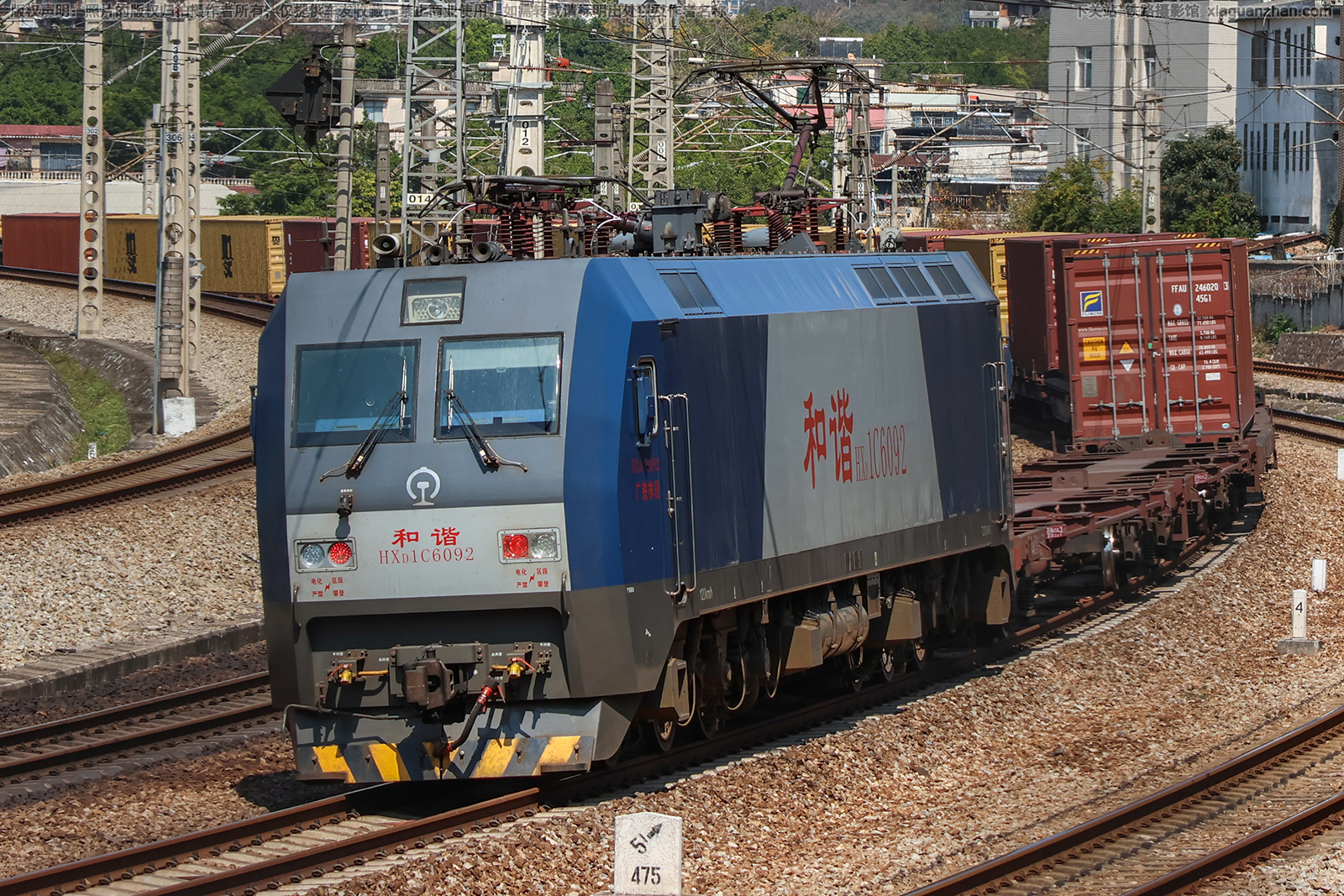 和谐电1C-6092 HXD1C-6092 广铁株段 和谐电1C-6092 HXD1C-6092 广铁株段