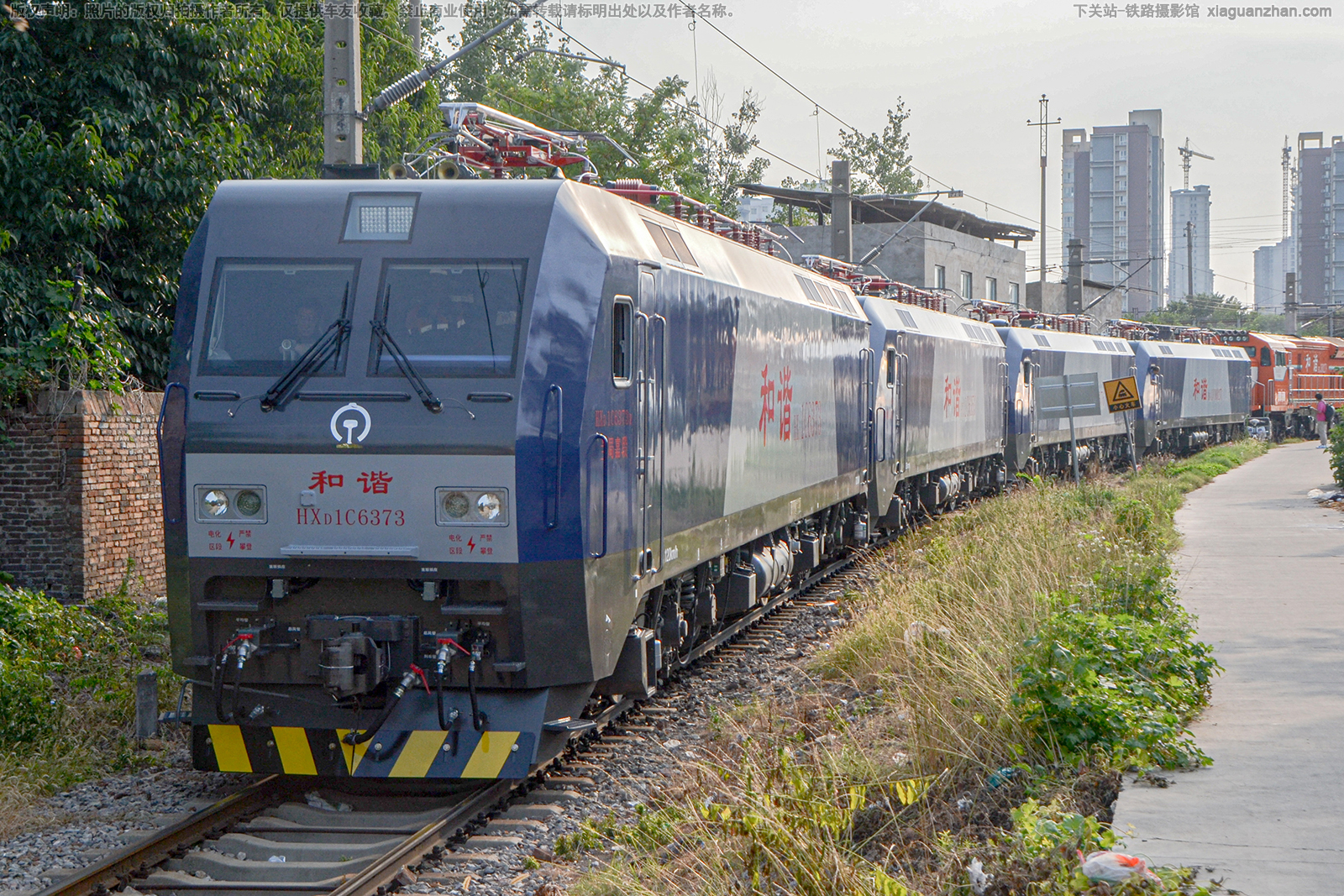 和谐电1C-6373 HXD1C-6373 兰局嘉段 和谐电1C-6373 HXD1C-6373 兰局嘉段