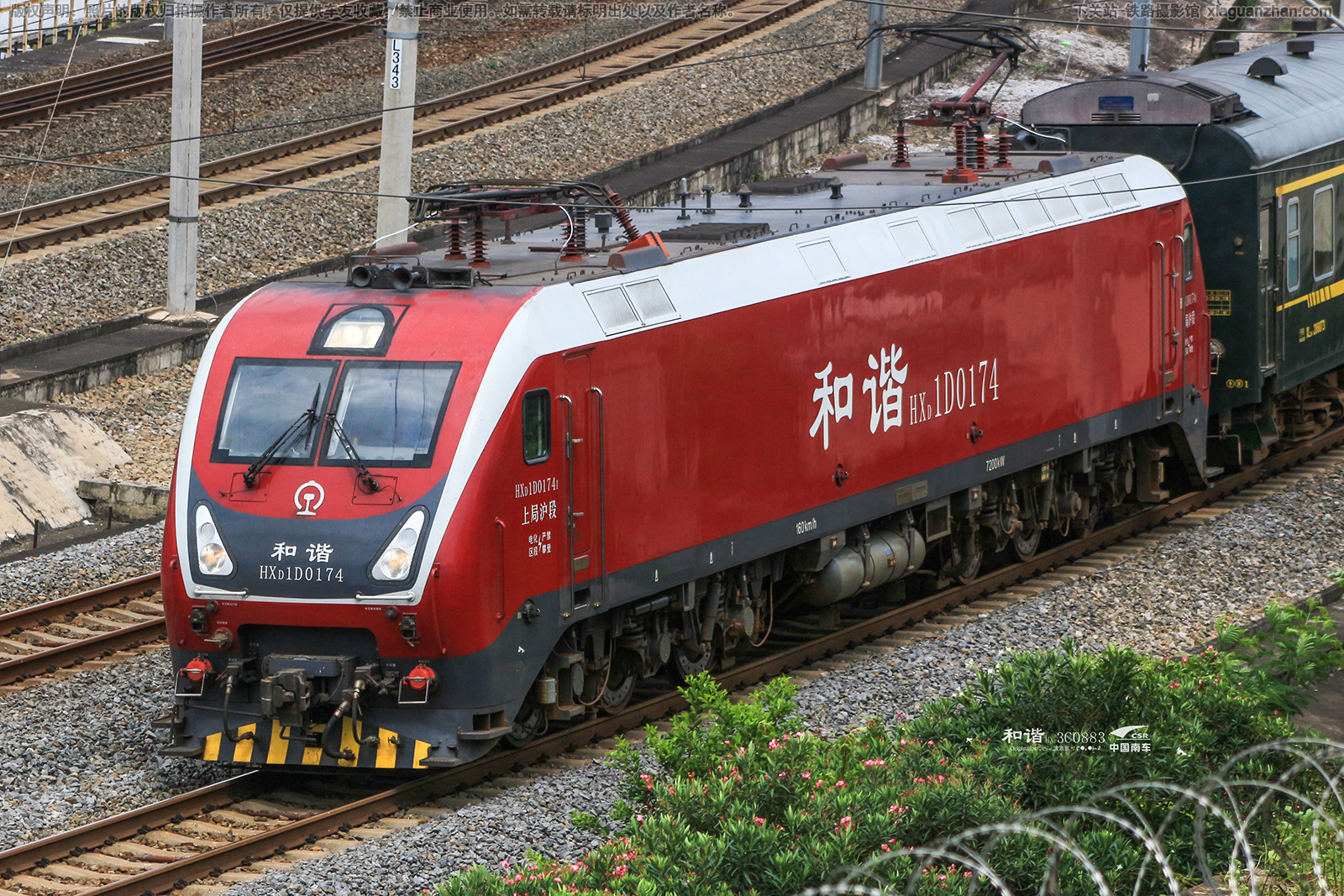 和谐电1D-0174 HXD1D-0174 上局沪段 和谐电1D-0174 HXD1D-0174 上局沪段