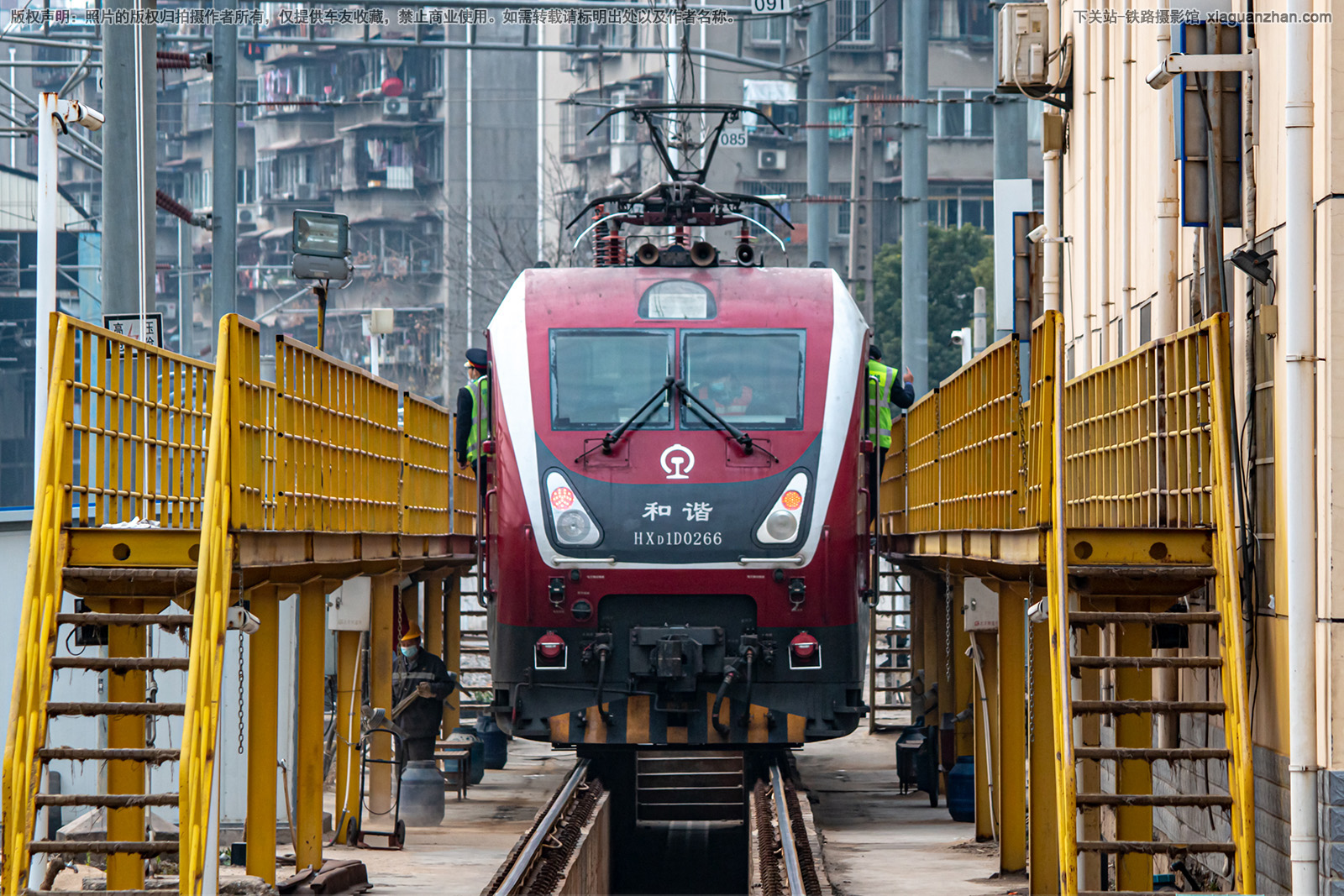 和谐电1D-0266 HXD1D-0266 武局南段 和谐电1D-0266 HXD1D-0266 武局南段