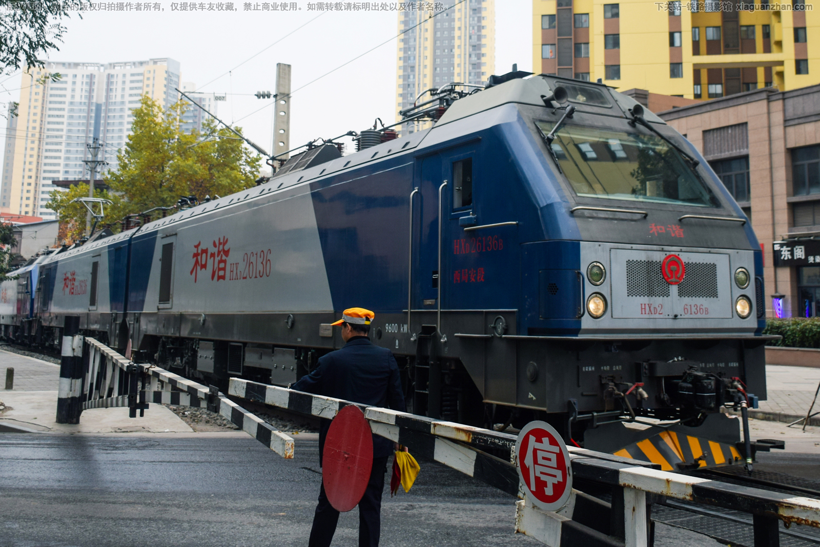 和谐电2-6136 HXD2-6136 西局安段 和谐电2-6136 HXD2-6136 西局安段