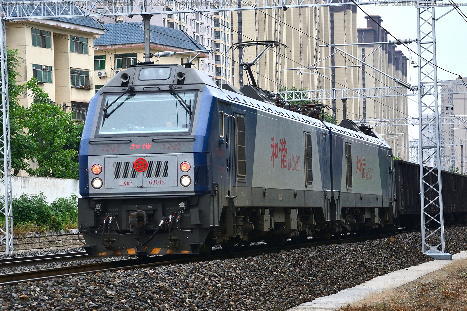 和谐电2-6301 HXD2-6301 兰局兰段 和谐电2-6301 HXD2-6301 兰局兰段