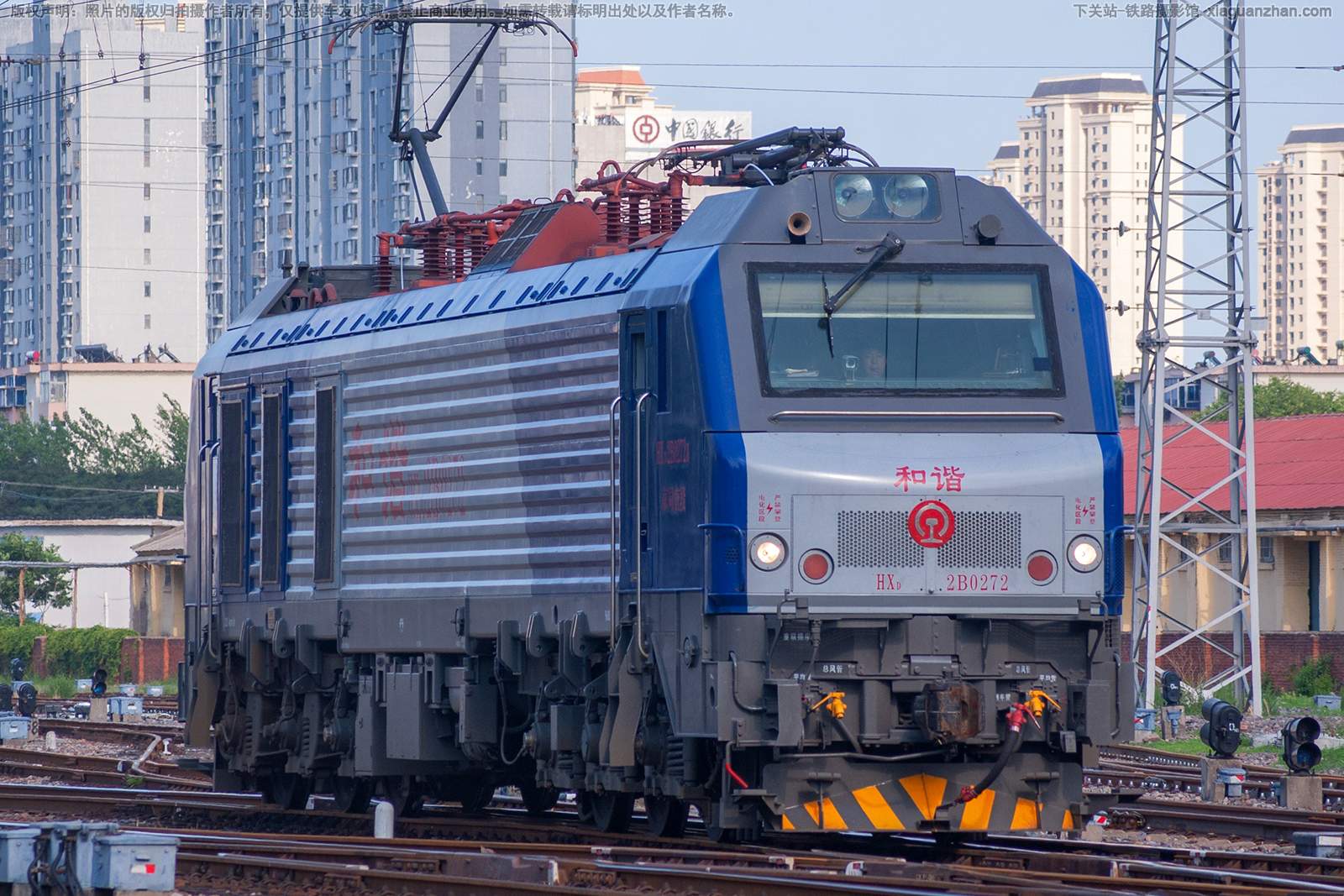 和谐电2B-0272 HXD2B-0272 京局唐段 和谐电2B-0272 HXD2B-0272 京局唐段