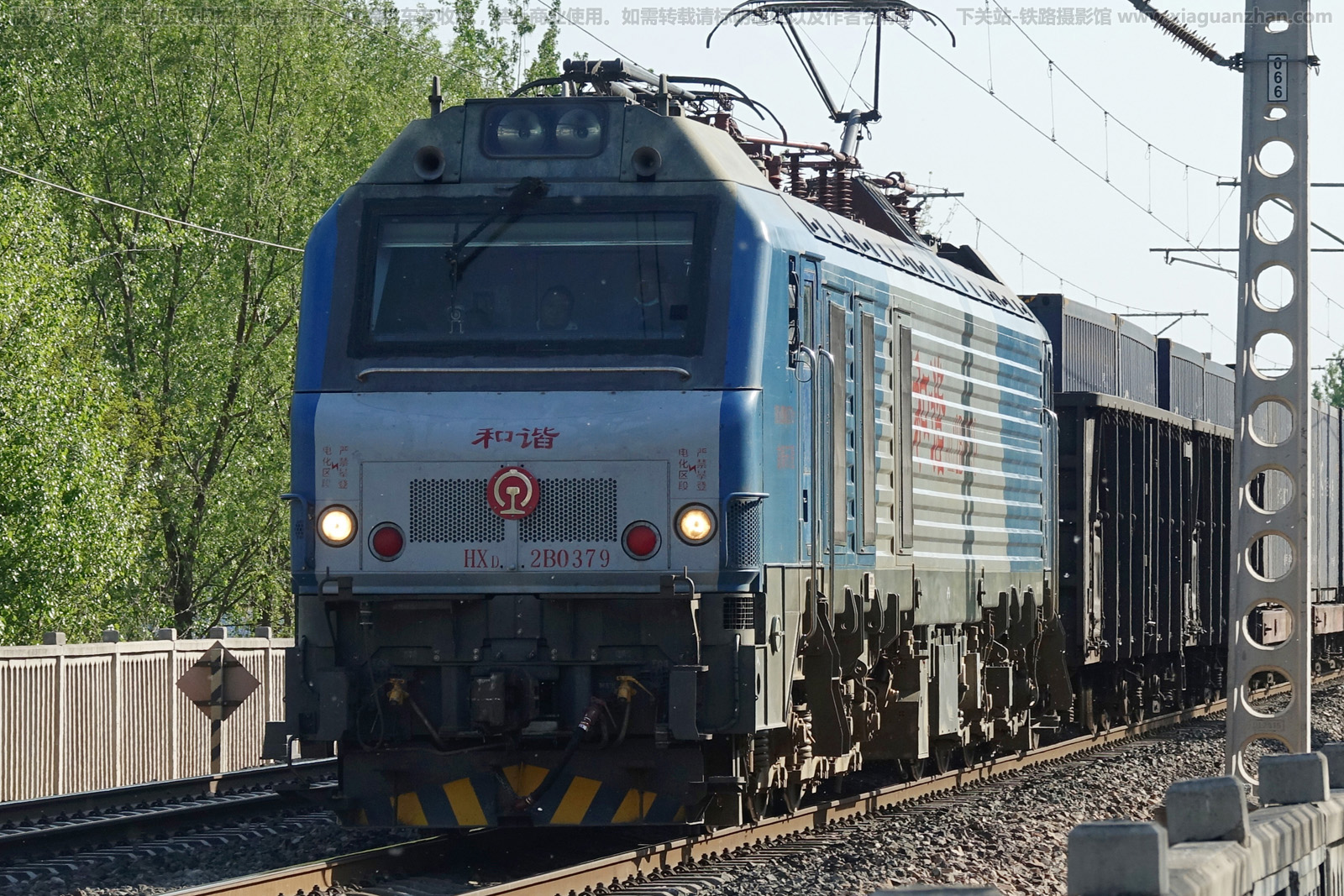 和谐电2B-0379 HXD2B-0379 京局石段 和谐电2B-0379 HXD2B-0379 京局石段