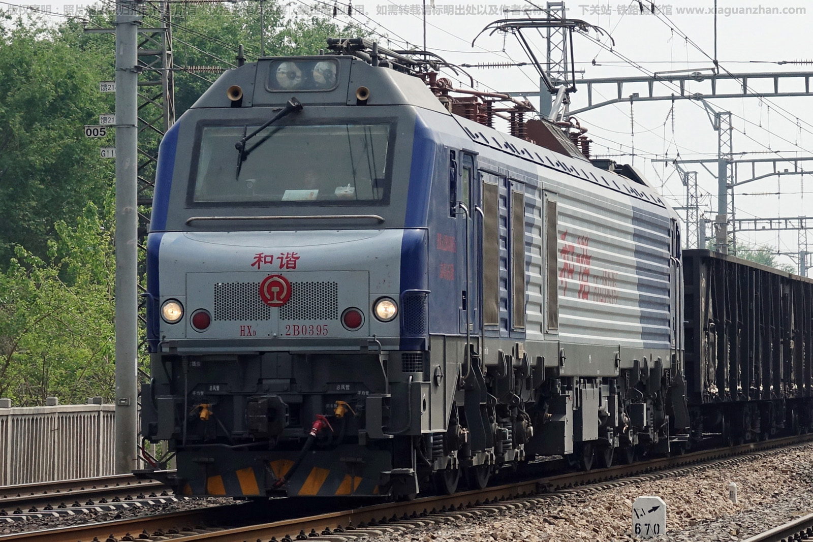 和谐电2B-0395 HXD2B-0395 京局石段 和谐电2B-0395 HXD2B-0395 京局石段