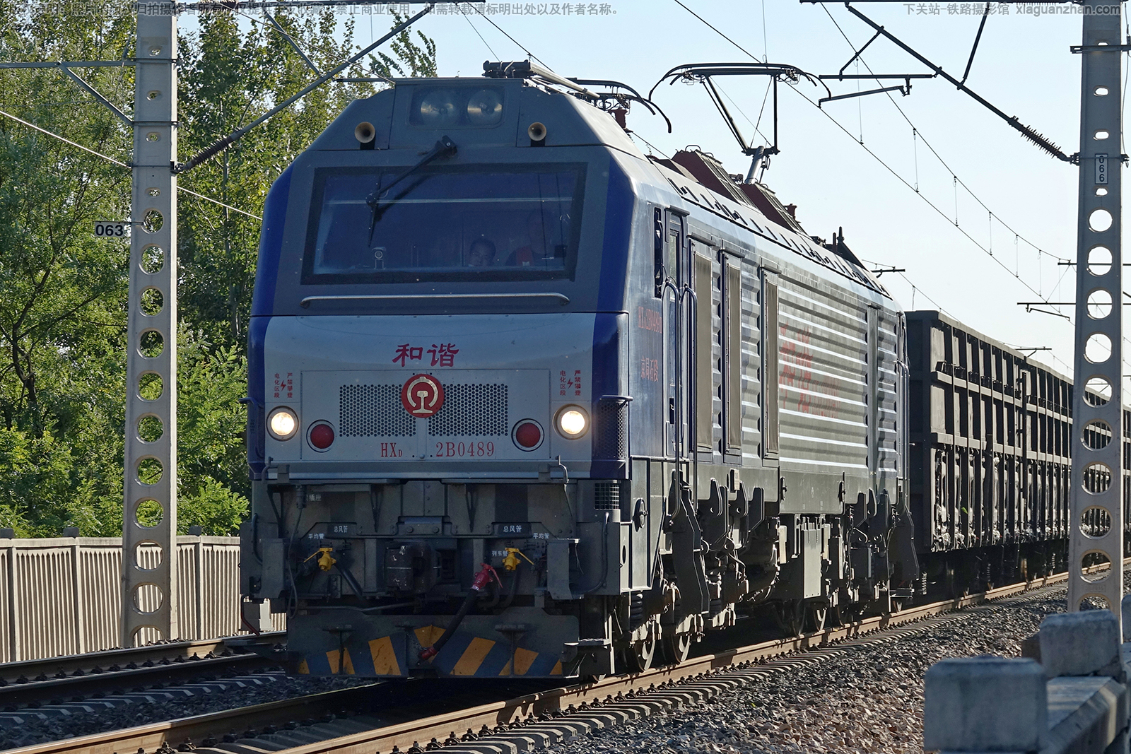 和谐电2B-0489 HXD2B-0489 京局石段 和谐电2B-0489 HXD2B-0489 京局石段