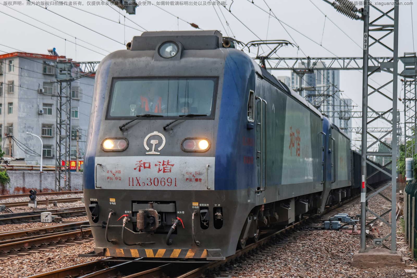 和谐电3-0691 HXD3-0691 西局新段 和谐电3-0691 HXD3-0691 西局新段