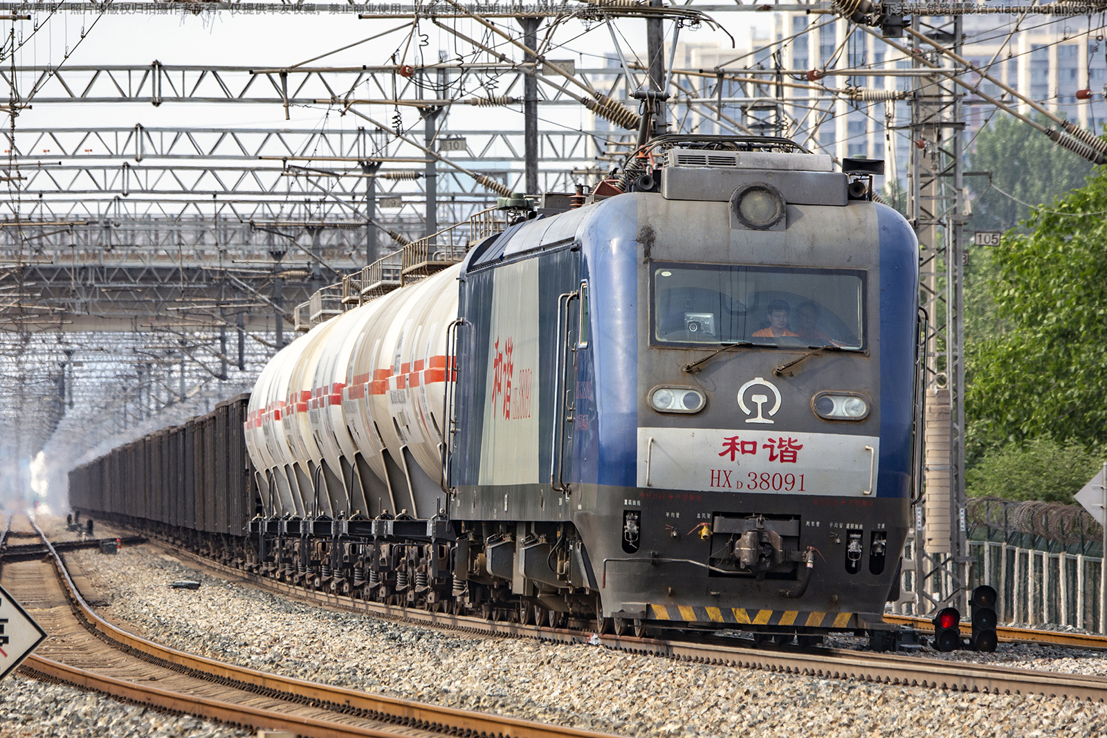 和谐电3-8091 HXD3-8091 济局西段 和谐电3-8091 HXD3-8091 济局西段