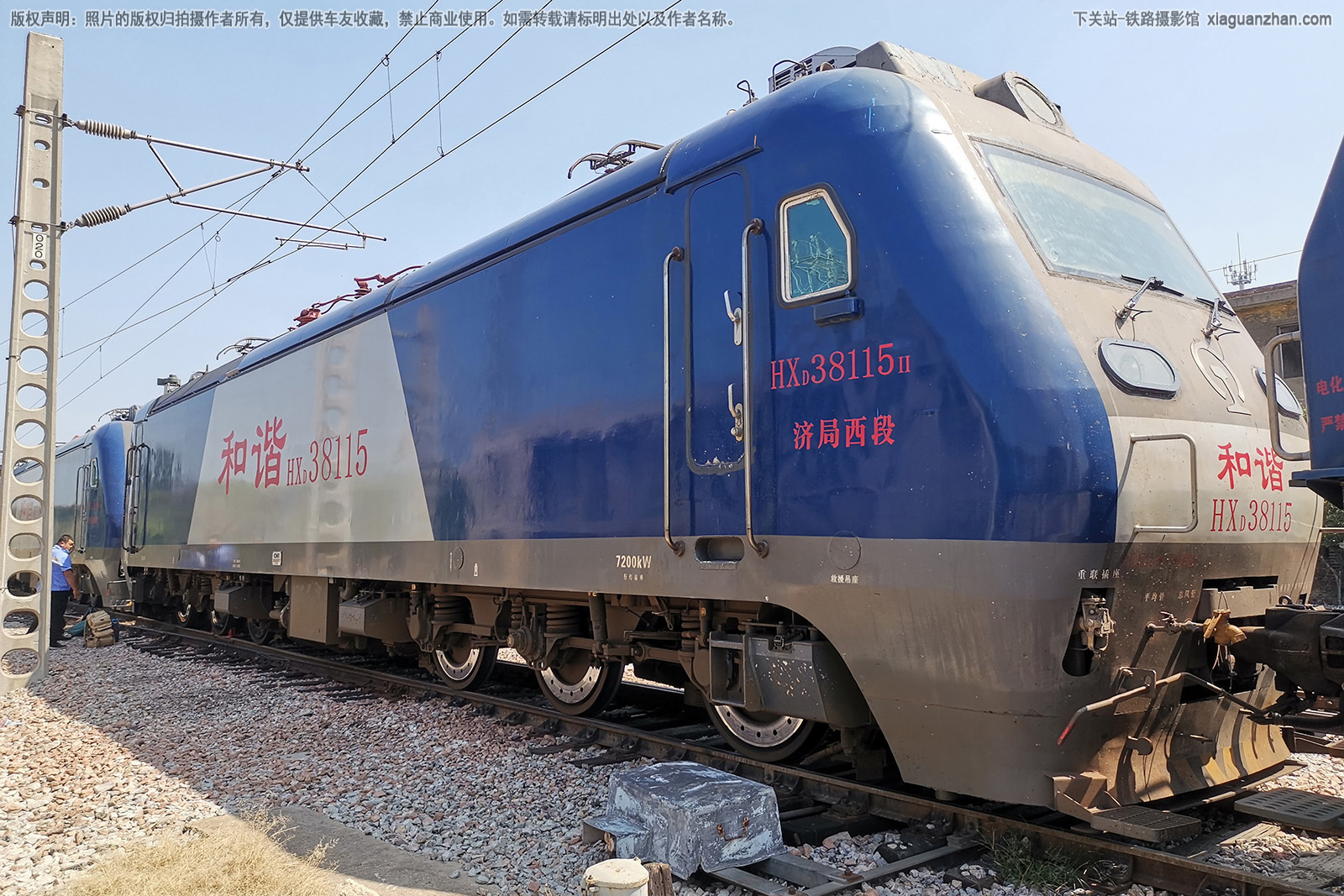 和谐电3-8115 HXD3-8115 济局西段 和谐电3-8115 HXD3-8115 济局西段