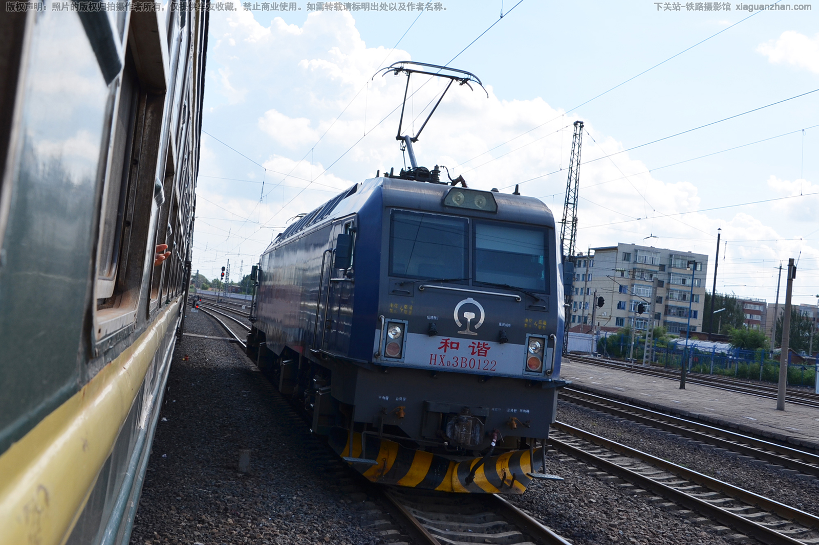 和谐电3B-0122 HXD3B-0122 沈局连段 和谐电3B-0122 HXD3B-0122 沈局连段