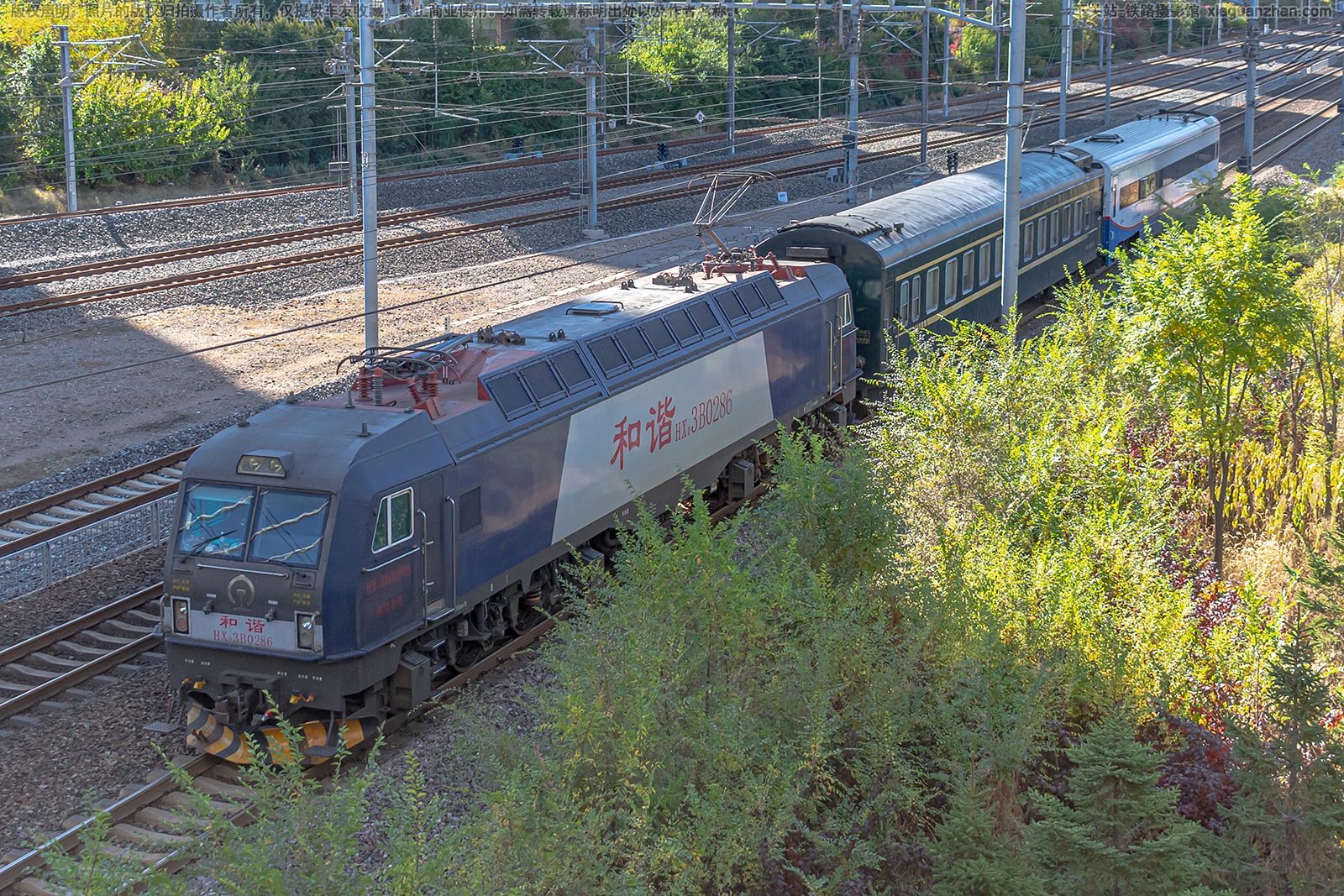 和谐电3B-0286 HXD3B-0286 沈局苏段 和谐电3B-0286 HXD3B-0286 沈局苏段