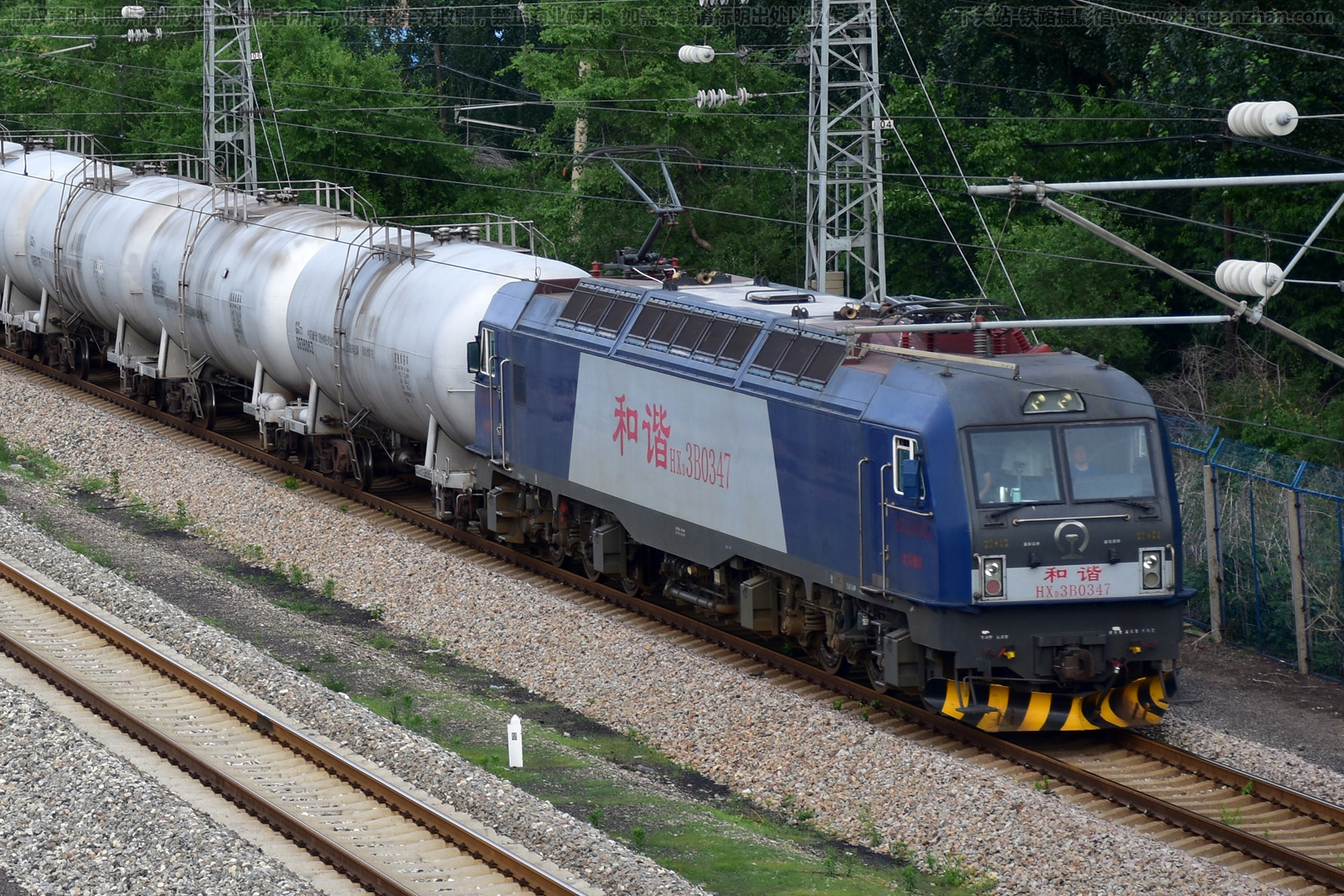 和谐电3B-0347 HXD3B-0347 沈局苏段 和谐电3B-0347 HXD3B-0347 沈局苏段