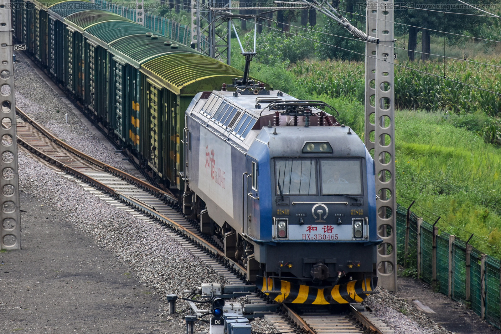 和谐电3B-0465 HXD3B-0465 沈局苏段 和谐电3B-0465 HXD3B-0465 沈局苏段