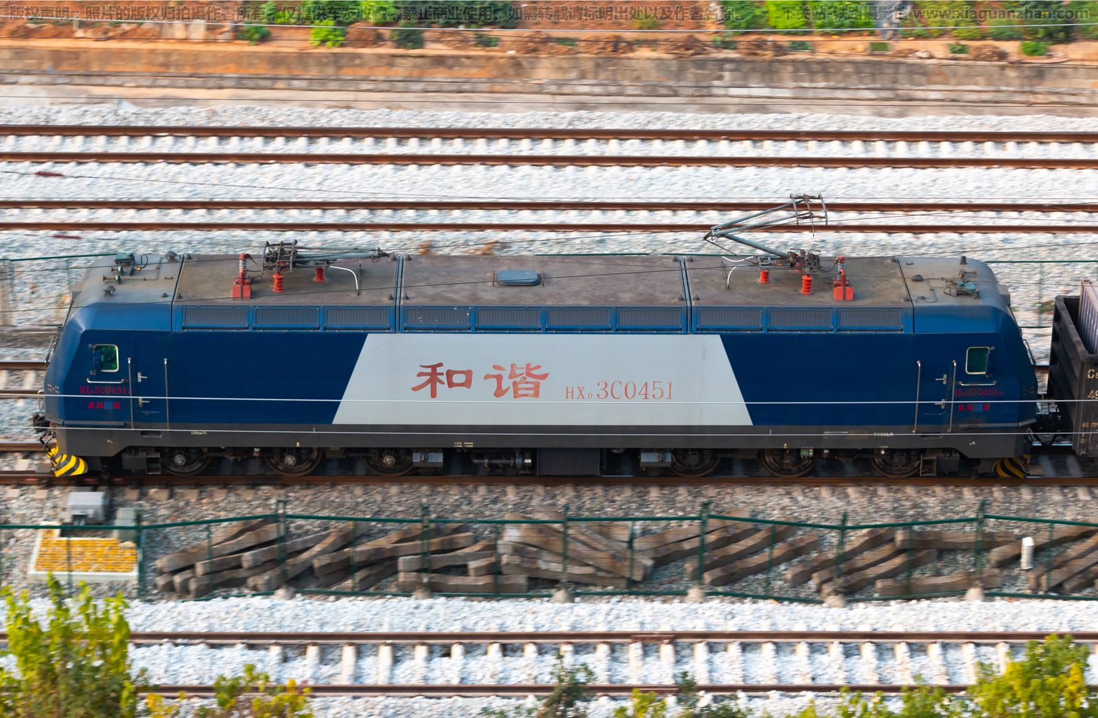 和谐电3C-0451 HXD3C-0451 武局江段 ※ 和谐电3C-0451 HXD3C-0451 武局江段 ※