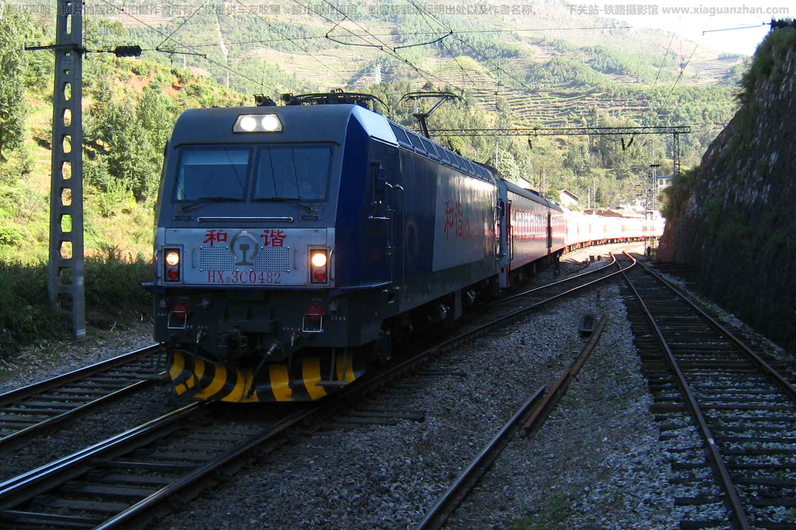 和谐电3C-0482 HXD3C-0482 昆局昆段 和谐电3C-0482 HXD3C-0482 昆局昆段