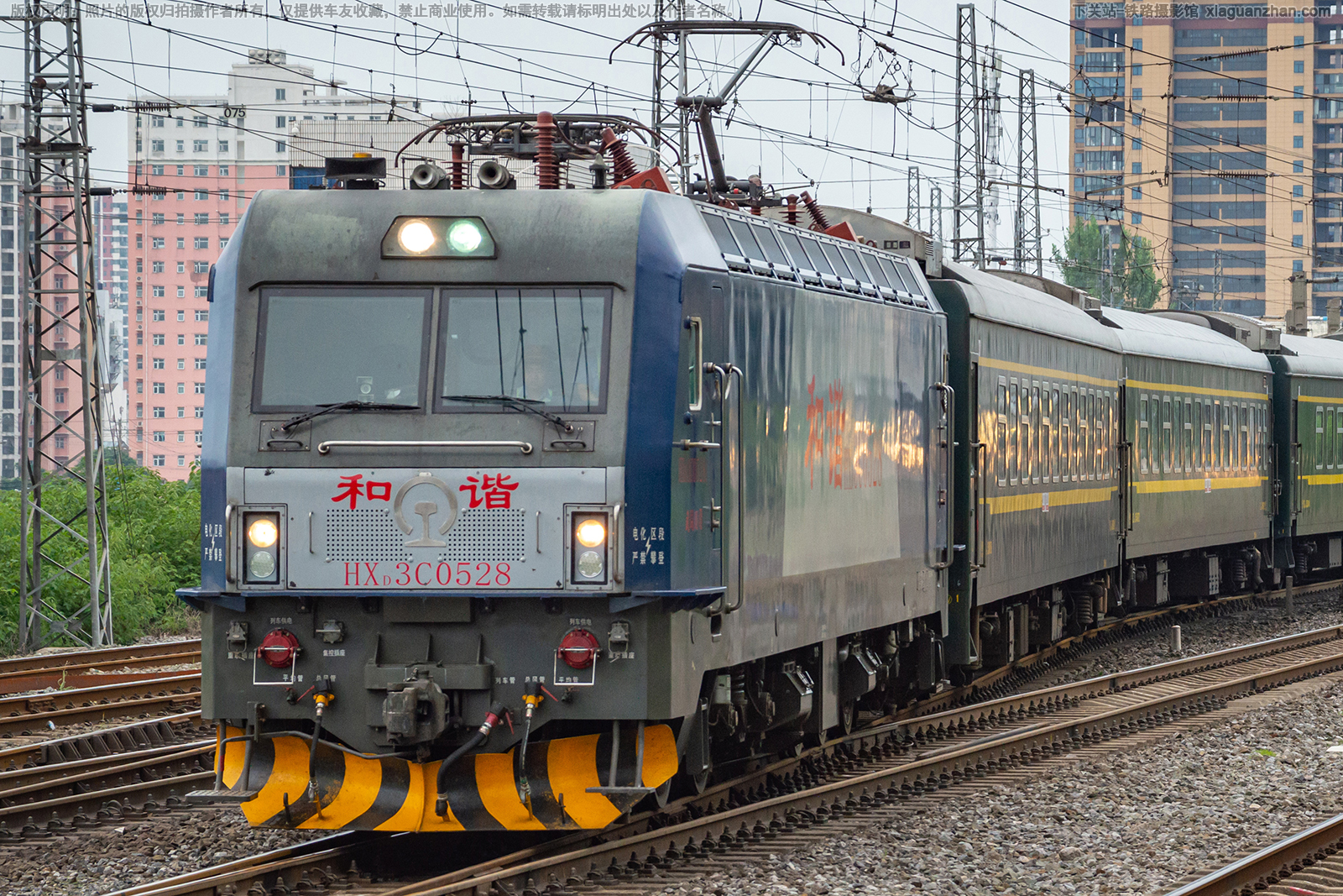 和谐电3C-0528 HXD3C-0528 武局襄段 和谐电3C-0528 HXD3C-0528 武局襄段