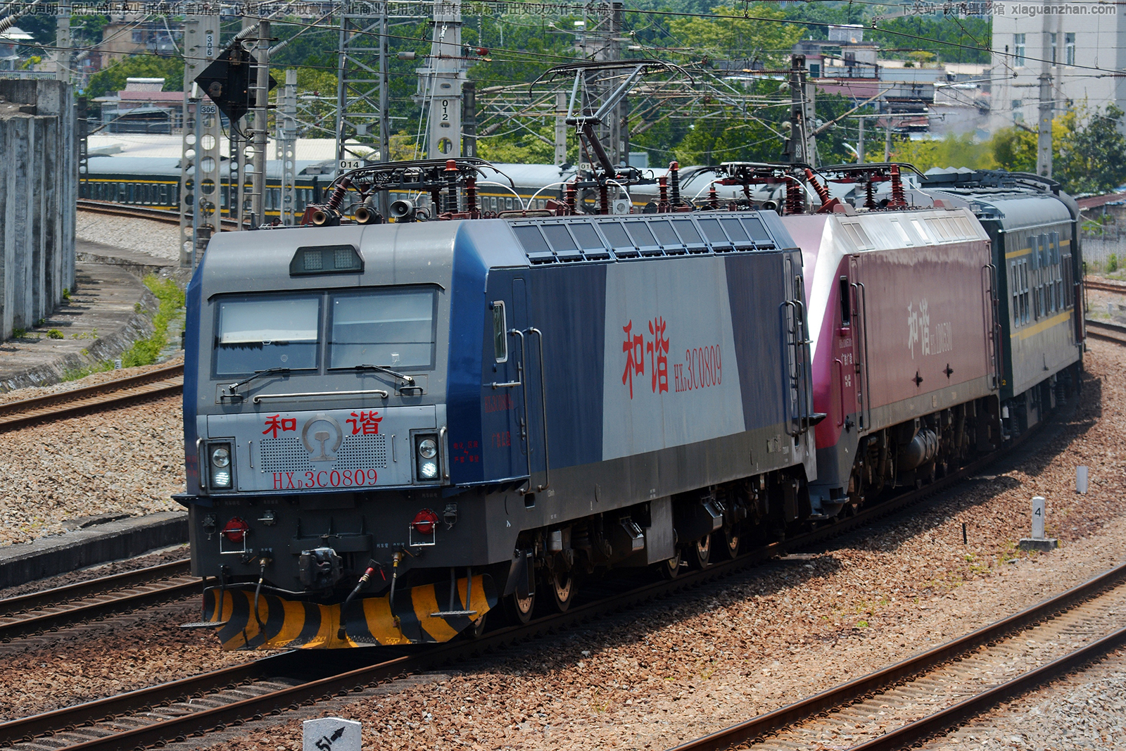 和谐电3C-0809 HXD3C-0809 广铁长段 和谐电3C-0809 HXD3C-0809 广铁长段