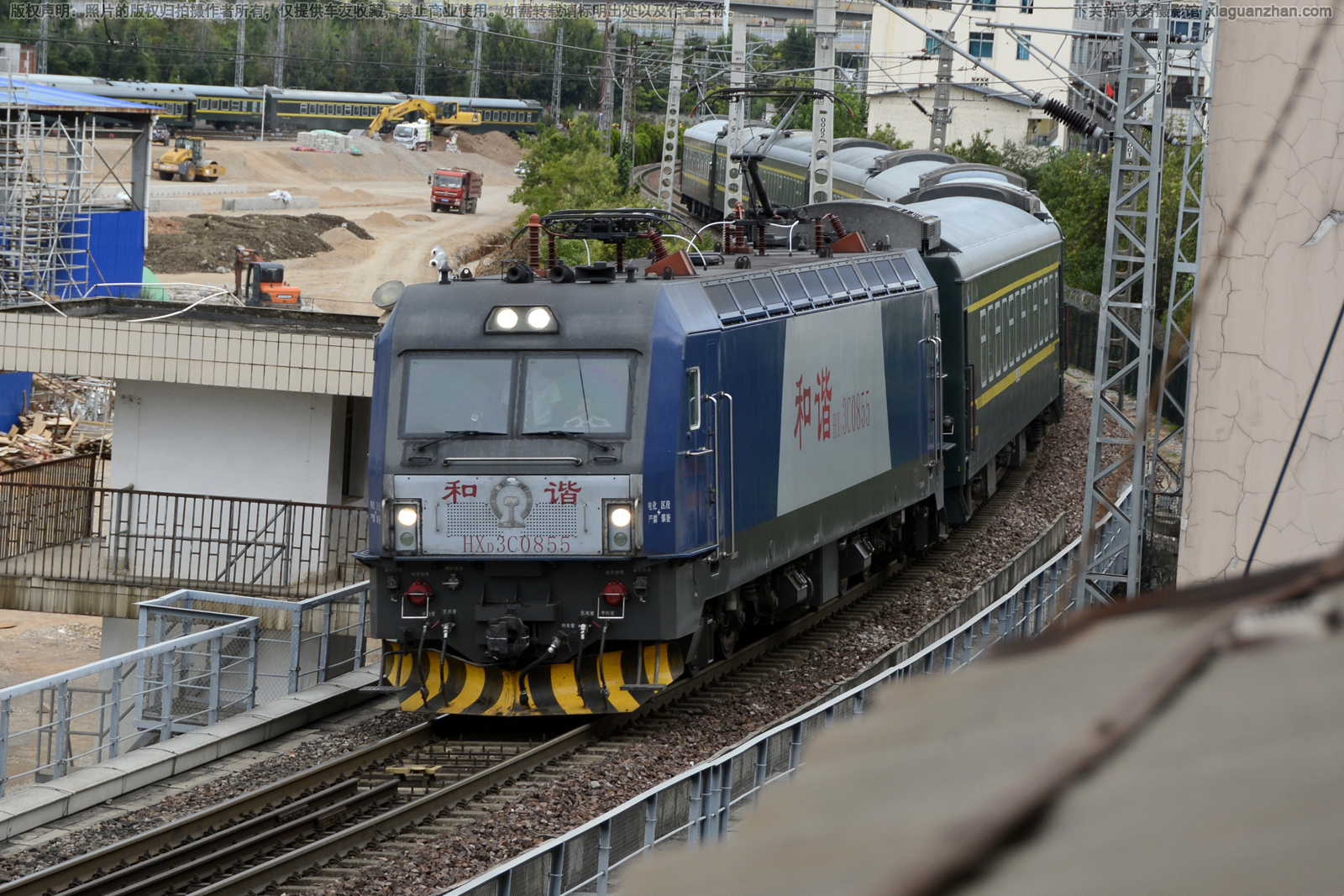 和谐电3C-0855 HXD3C-0855 昆局昆段 和谐电3C-0855 HXD3C-0855 昆局昆段