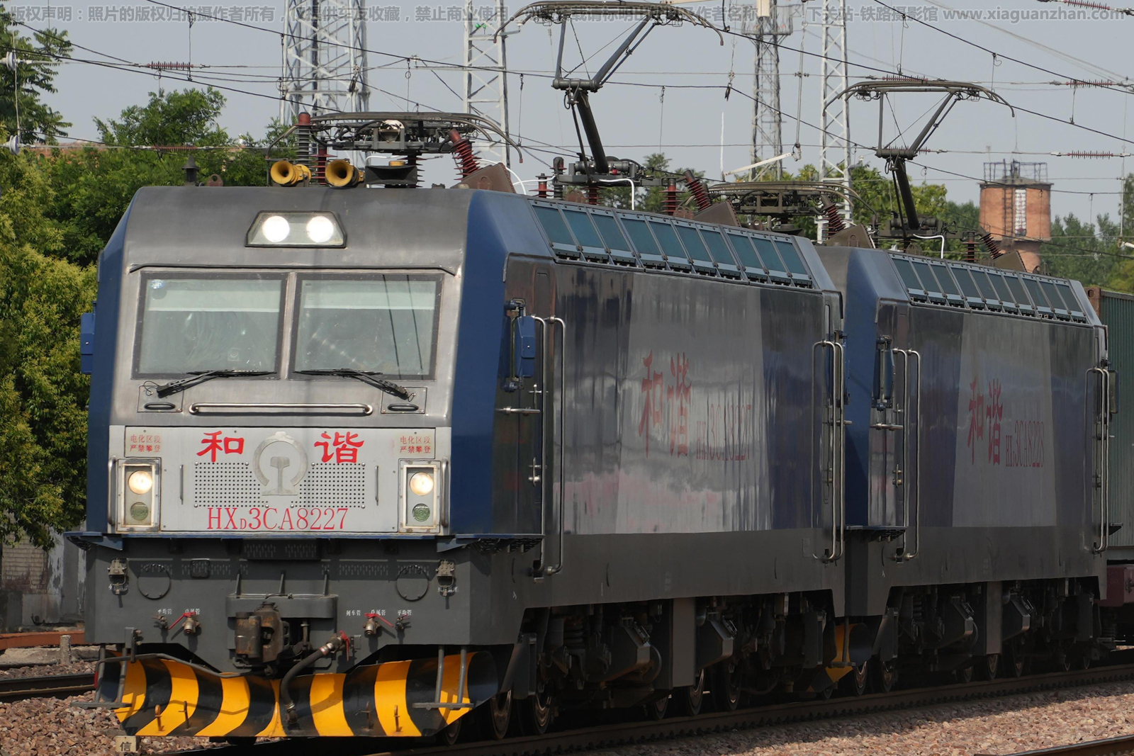 和谐电3CA-8227 HXD3CA-8227 郑局洛段 和谐电3CA-8227 HXD3CA-8227 郑局洛段