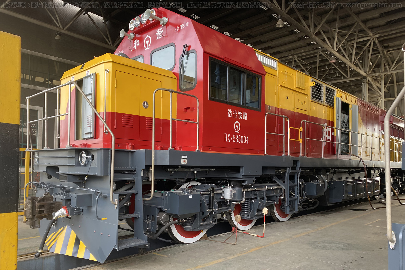 和谐内5B-5004 HXN5B-5004 浩吉铁路 和谐内5B-5004 HXN5B-5004 浩吉铁路