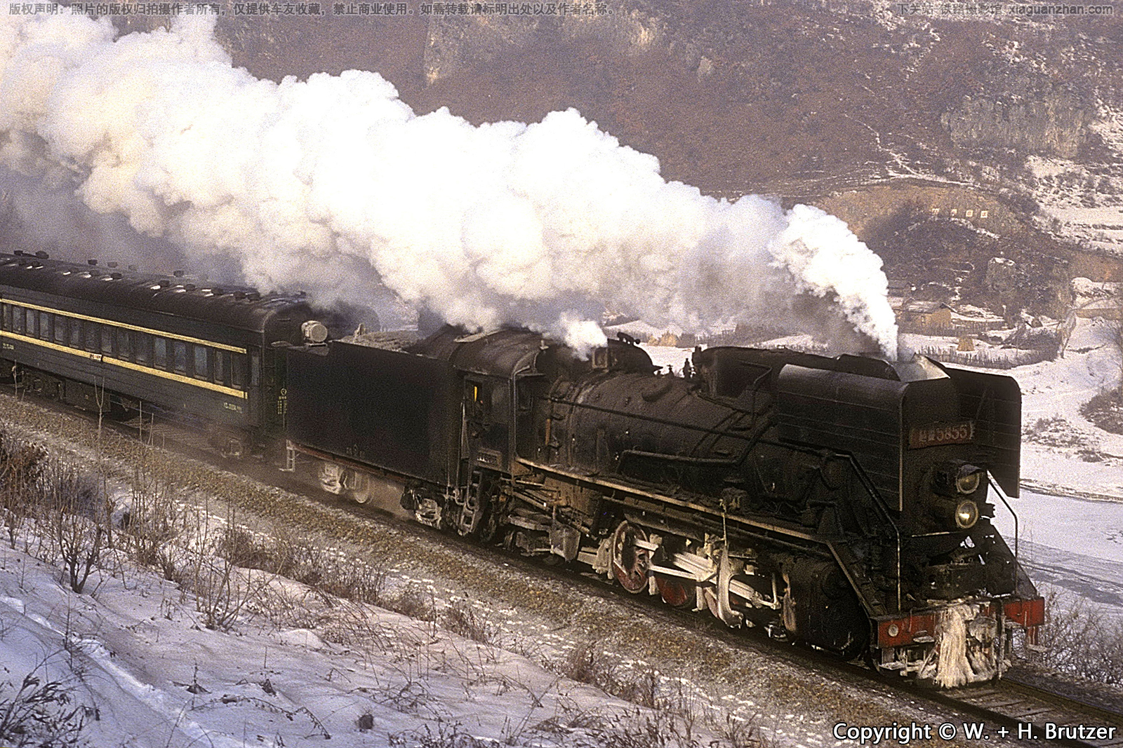 建设型蒸汽机车 JS-5855 沈局通段 建设型蒸汽机车 JS-5855 沈局通段