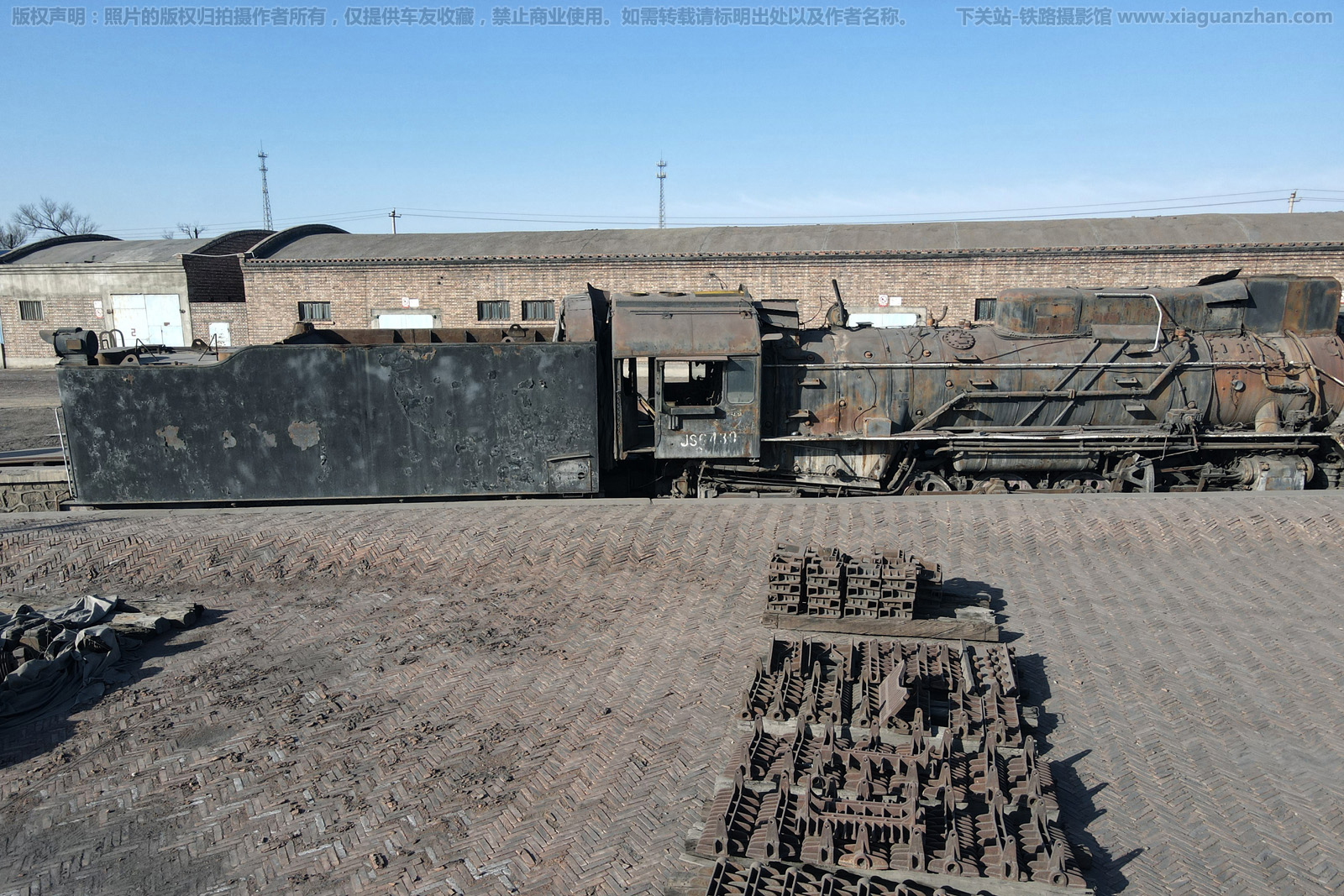 建设型蒸汽机车 JS-6439 三道岭煤矿 建设型蒸汽机车 JS-6439 三道岭煤矿