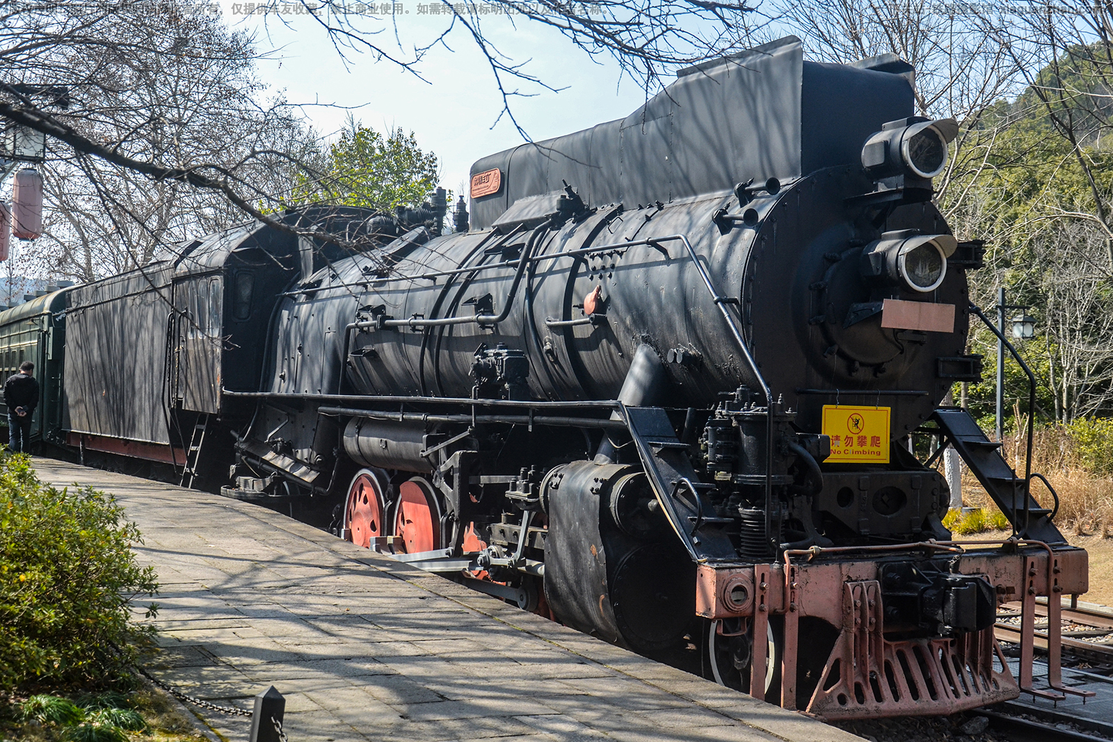 建设型蒸汽机车 JS 无号 杭州觅海轨道餐厅 建设型蒸汽机车 JS 无号 杭州觅海轨道餐厅