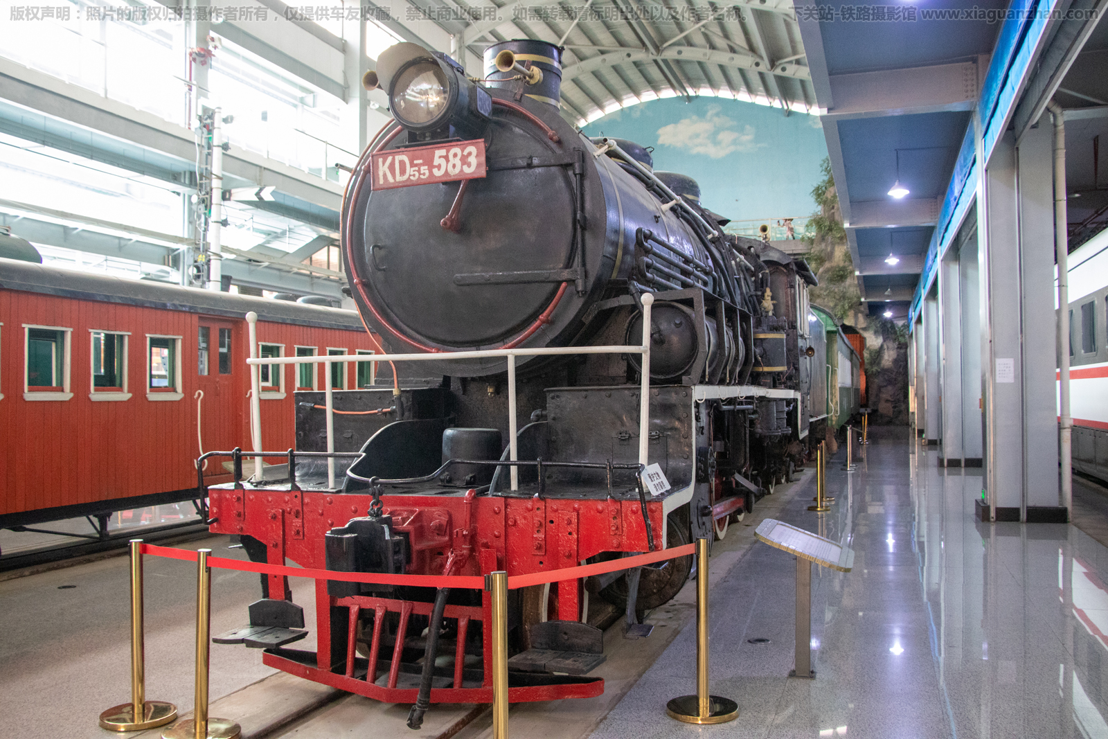 KD55型蒸汽机车 KD55-583 云南铁博 KD55型蒸汽机车 KD55-583 云南铁博
