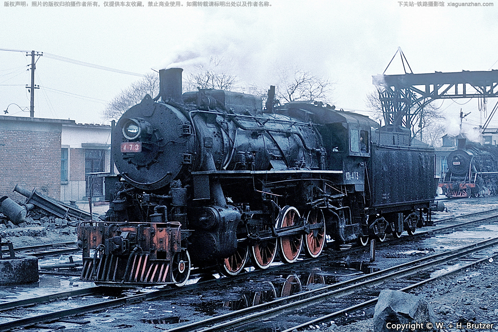 KD6型蒸汽机车 KD6-473 抚顺钢铁 KD6型蒸汽机车 KD6-473 抚顺钢铁