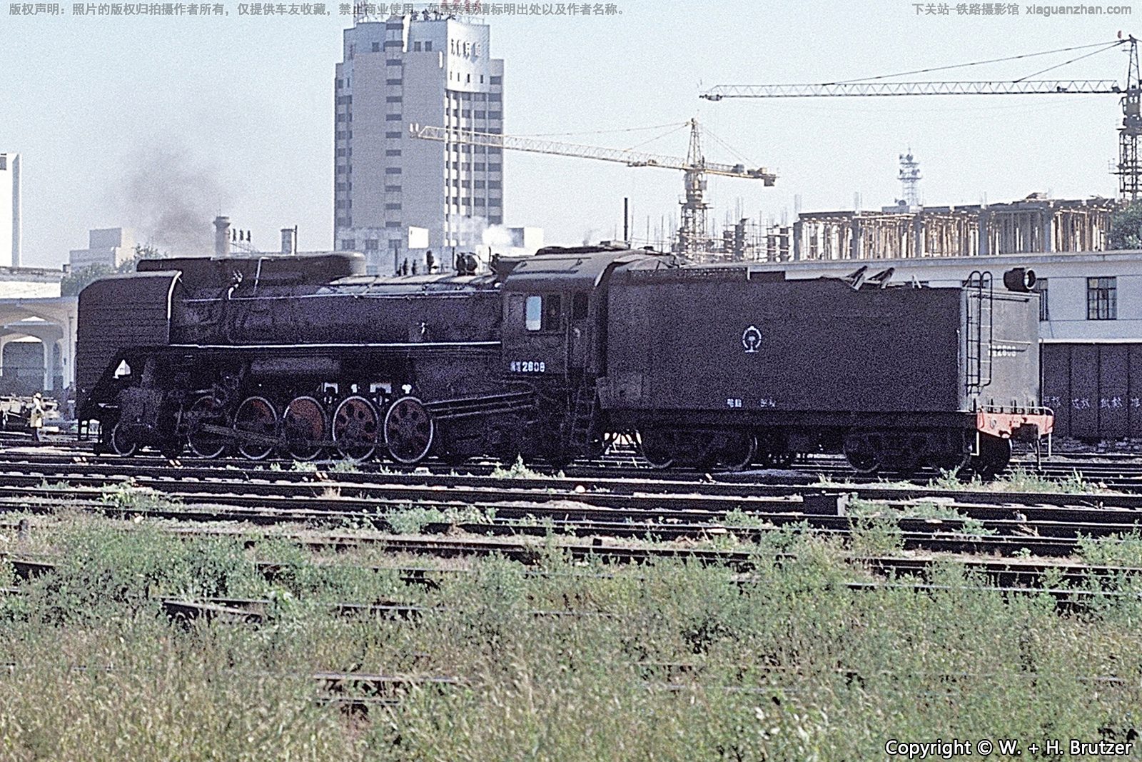 前进型蒸汽机车 QJ-2808 哈局哈段 前进型蒸汽机车 QJ-2808 哈局哈段