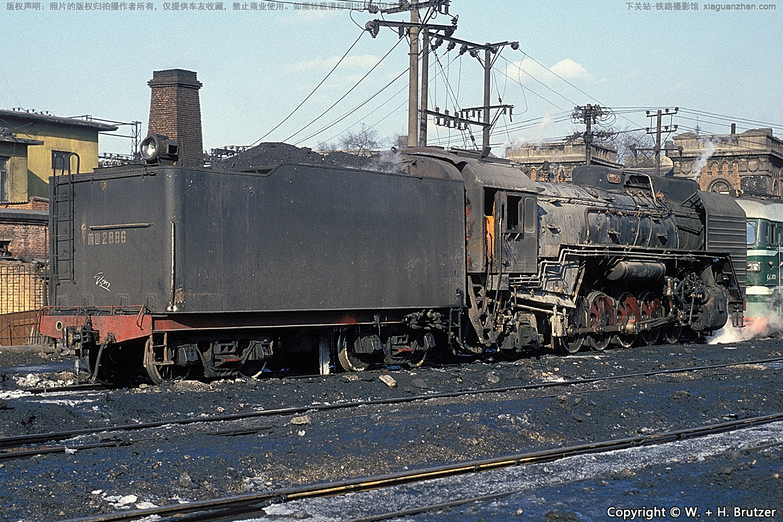 前进型蒸汽机车 QJ-2886 配属未知 前进型蒸汽机车 QJ-2886 配属未知