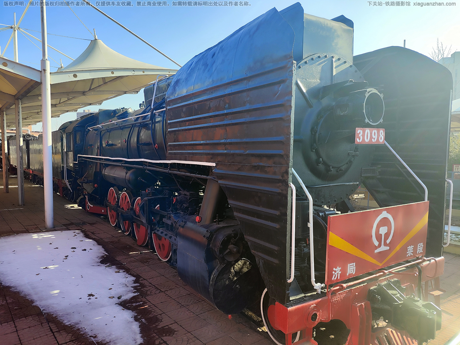 前进型蒸汽机车 QJ-3098 济局莱段 前进型蒸汽机车 QJ-3098 济局莱段