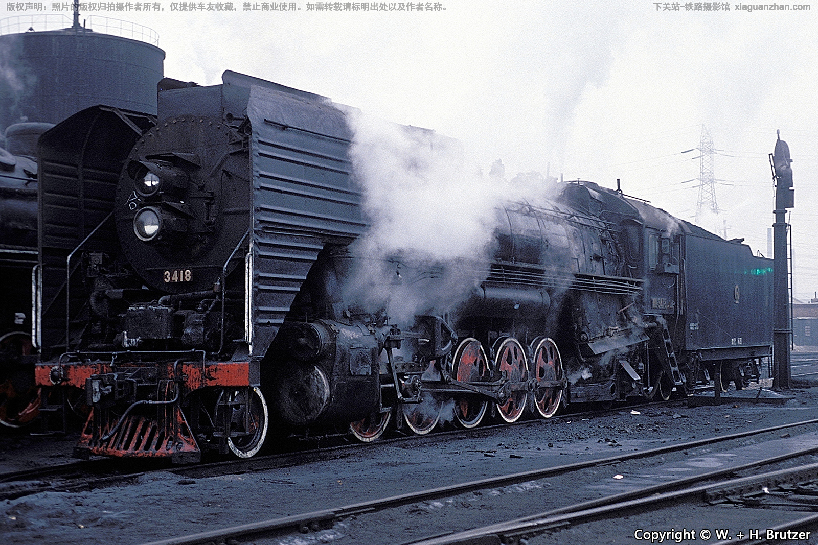 前进型蒸汽机车 QJ-3418 沈局西段 前进型蒸汽机车 QJ-3418 沈局西段