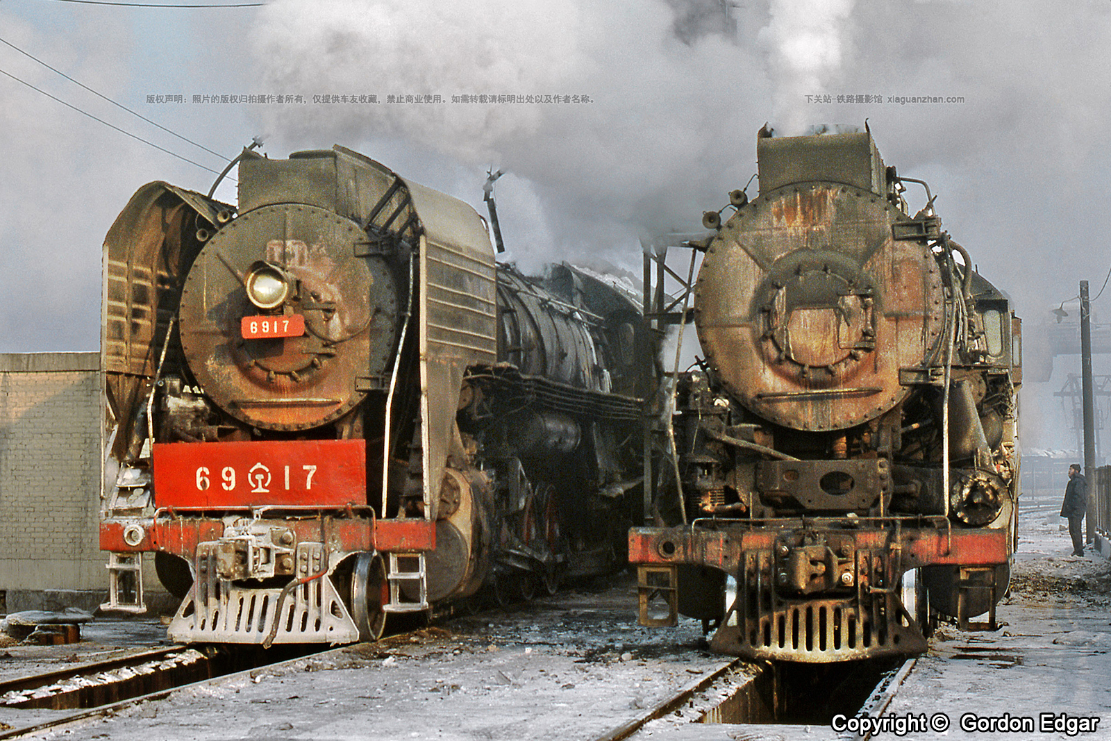 前进型蒸汽机车 QJ-6917 哈局 前进型蒸汽机车 QJ-6917 哈局