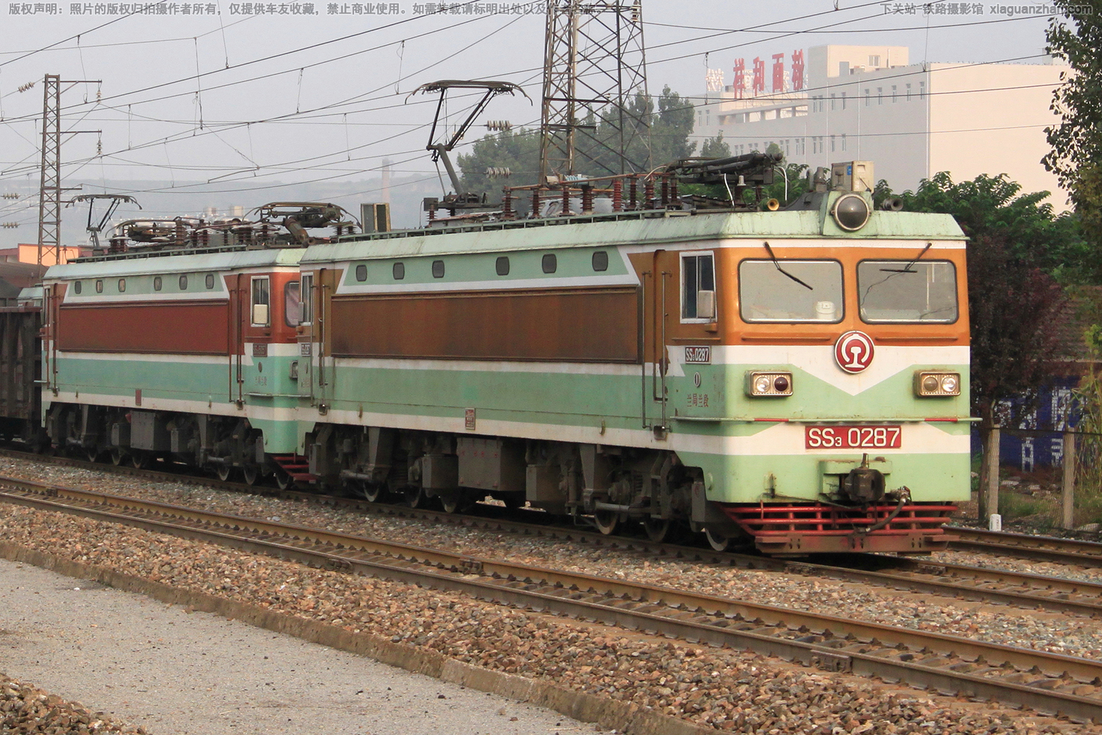 韶山3-0287 SS3-0287 兰局兰段 韶山3-0287 SS3-0287 兰局兰段