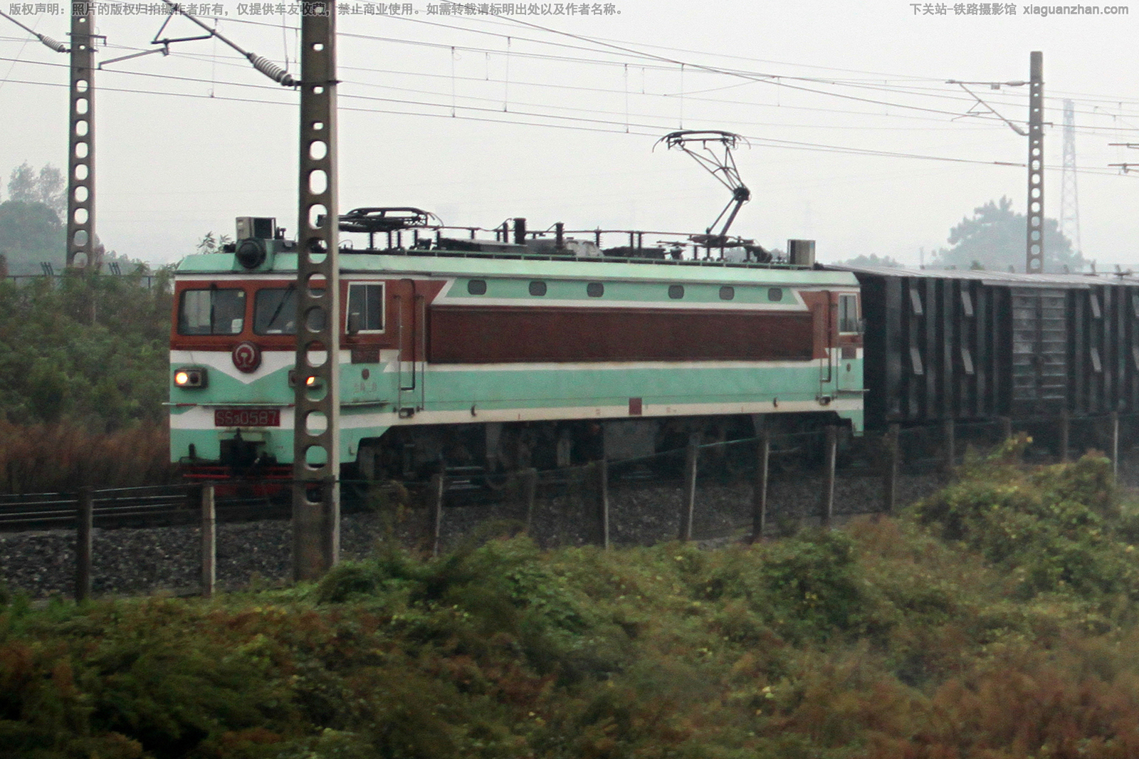 韶山3-0587 SS3-0587 兰局兰段 韶山3-0587 SS3-0587 兰局兰段